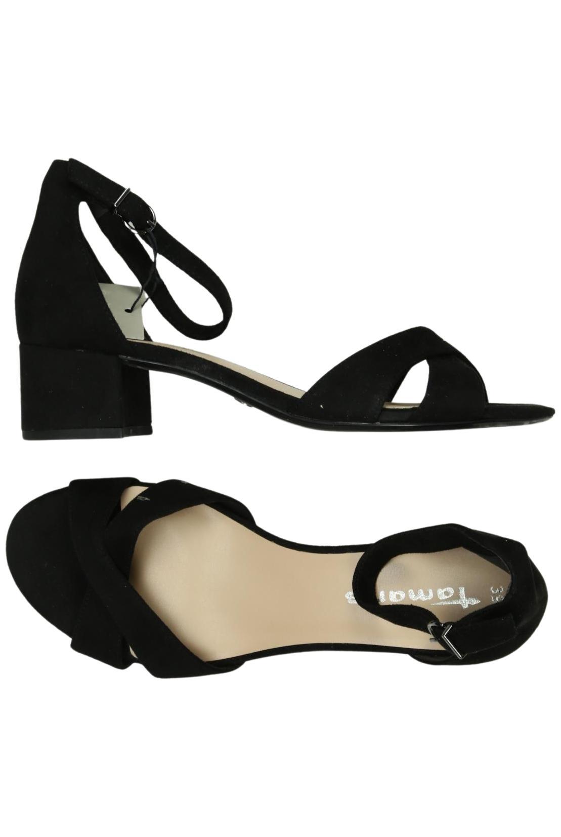 

Tamaris Damen Sandale, schwarz, Gr. 39