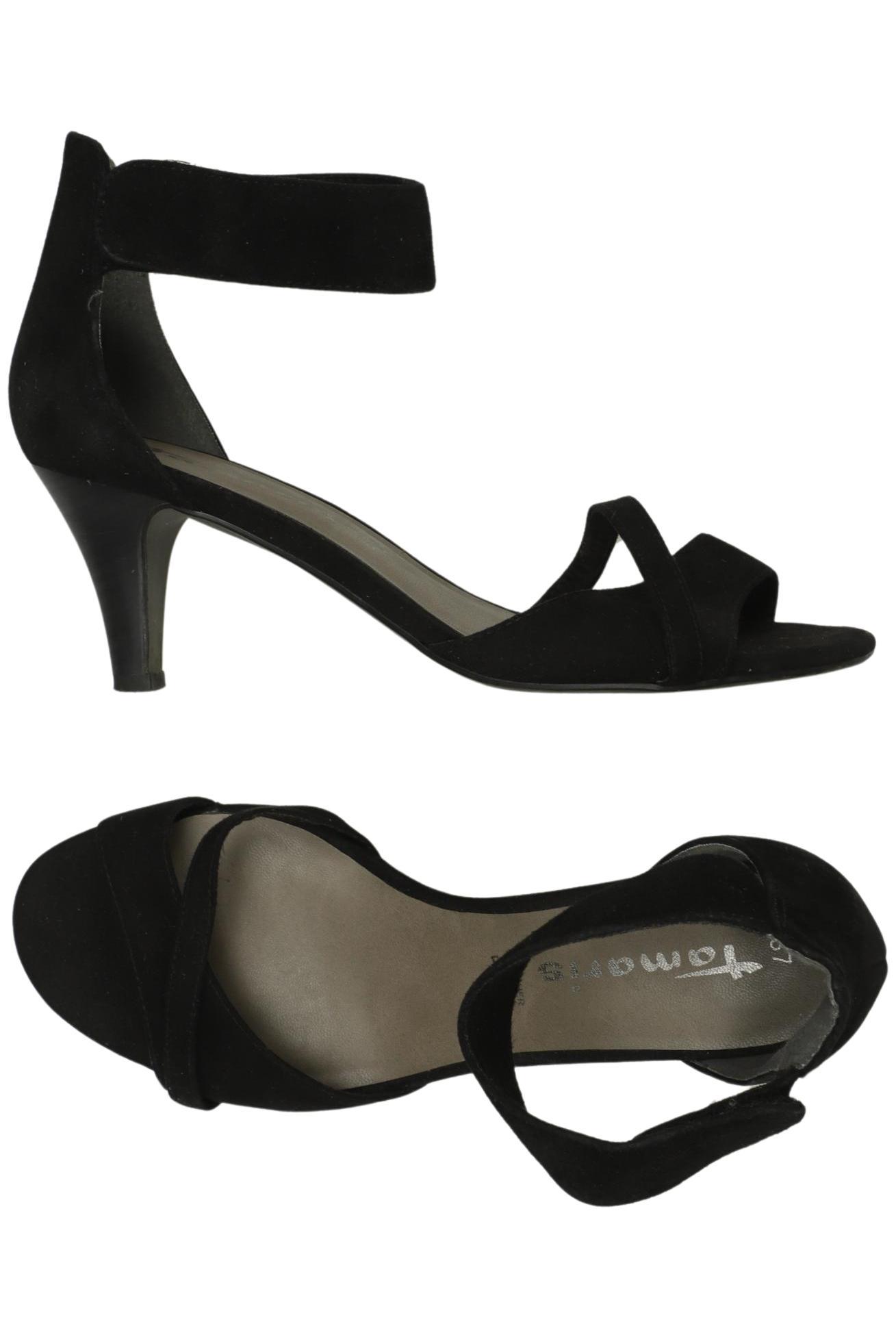 

Tamaris Damen Sandale, schwarz, Gr. 37