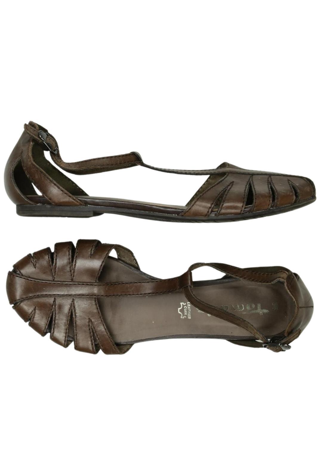 

Tamaris Damen Sandale, braun, Gr. 38