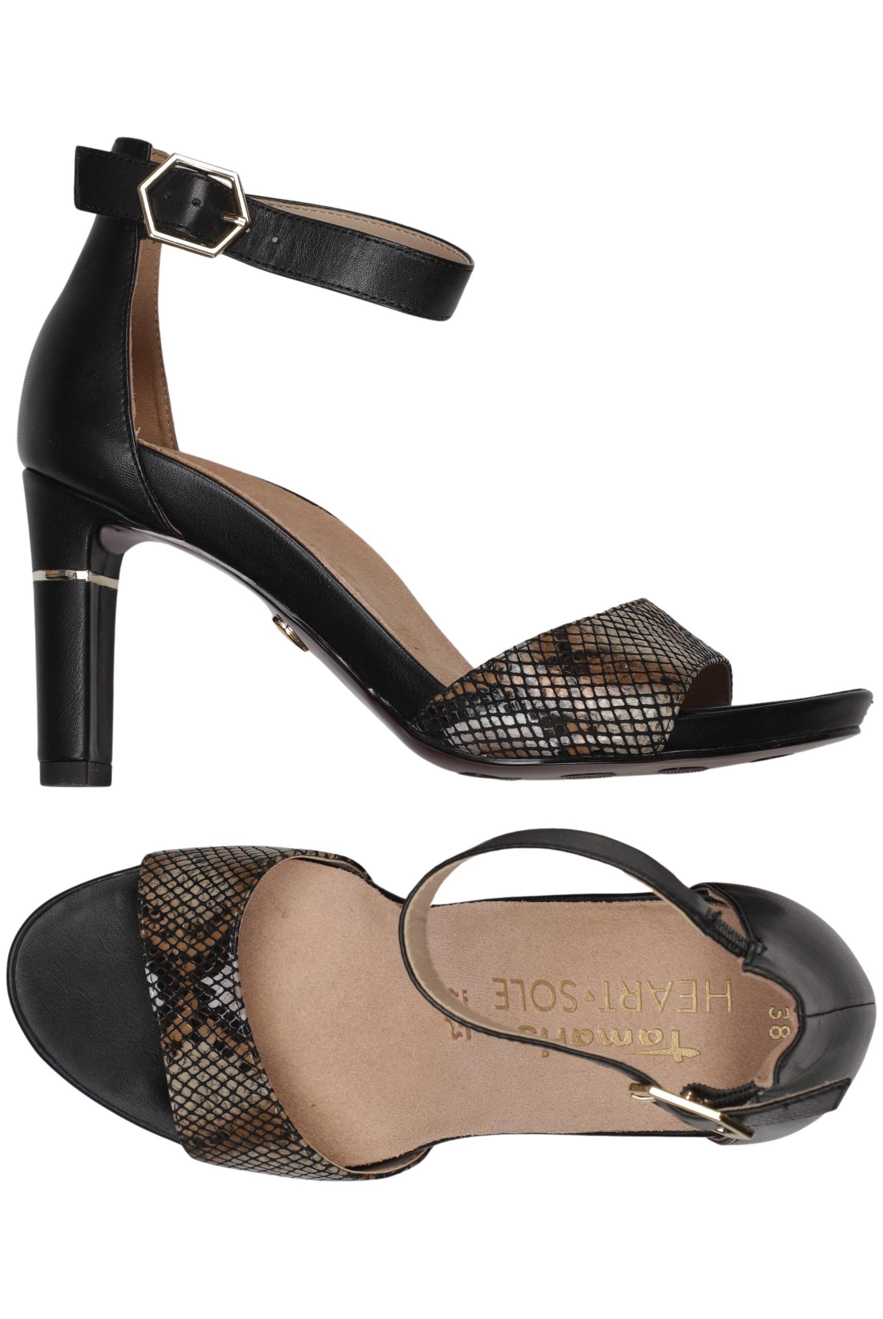 

Tamaris Damen Sandale, schwarz, Gr. 38