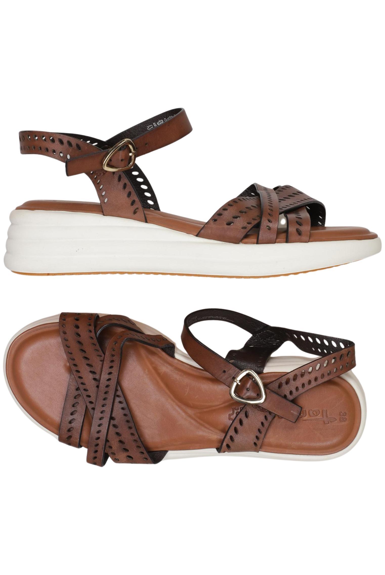 

Tamaris Damen Sandale, braun, Gr. 38