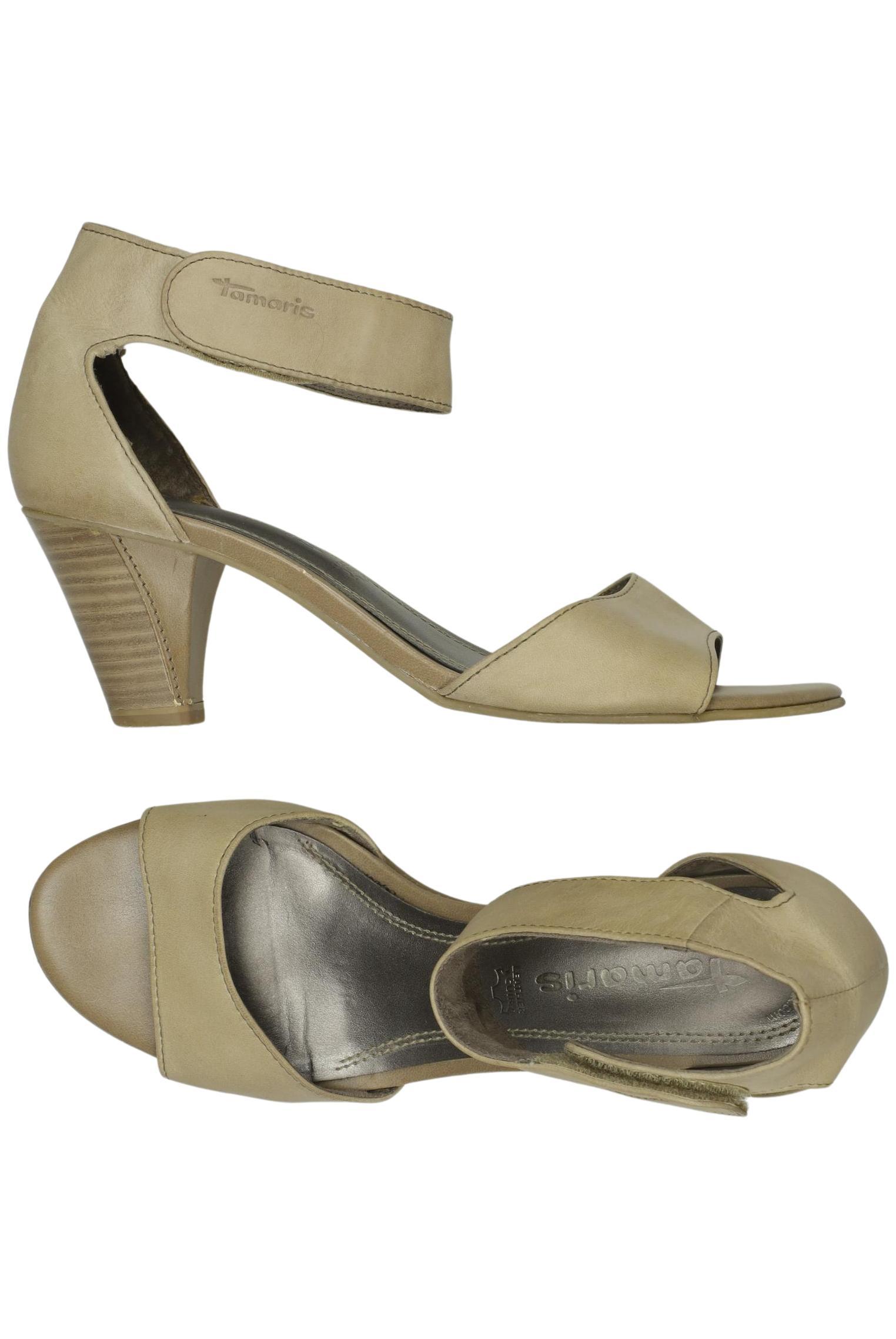 

Tamaris Damen Sandale, beige, Gr. 38
