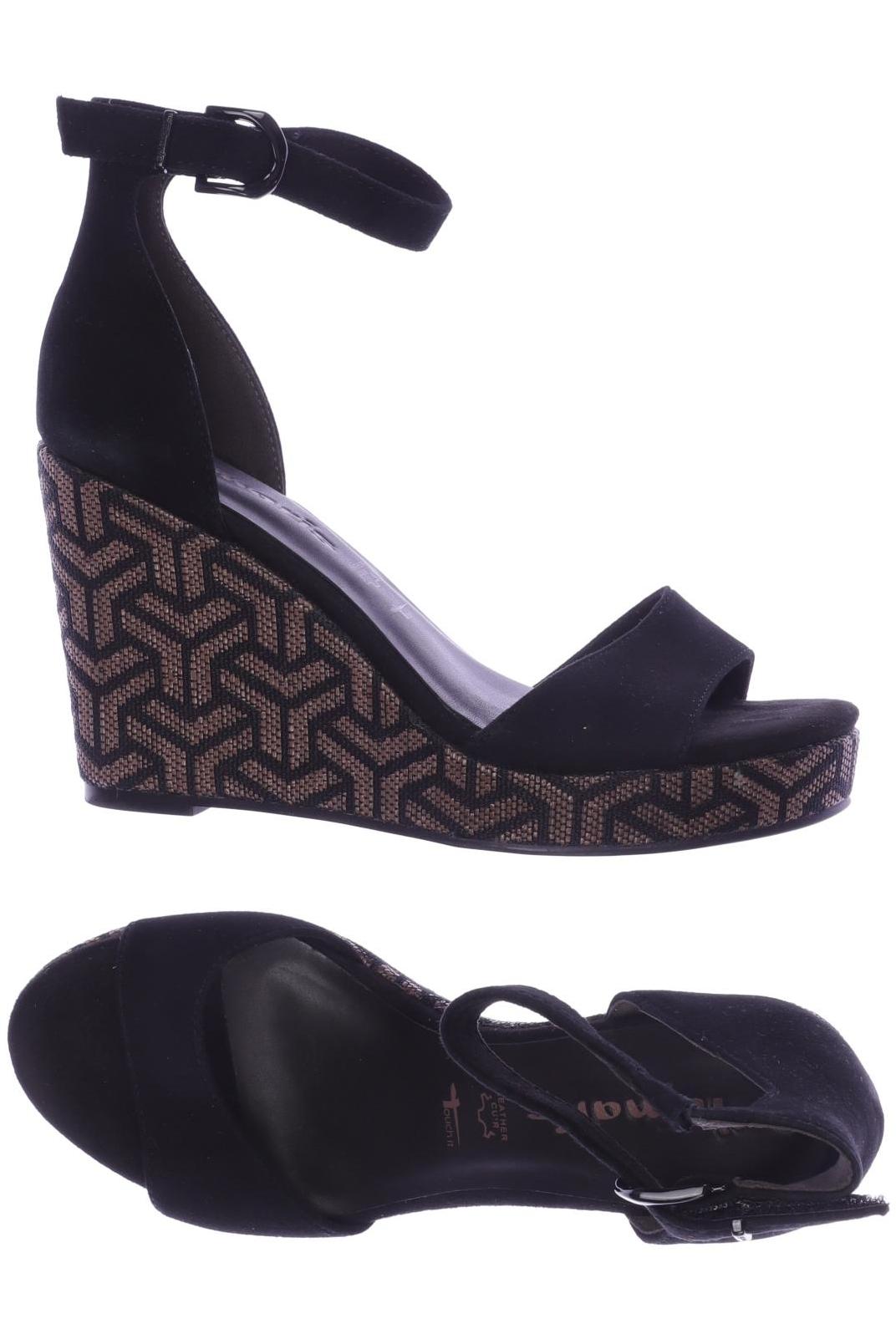 

Tamaris Damen Sandale, schwarz, Gr. 37