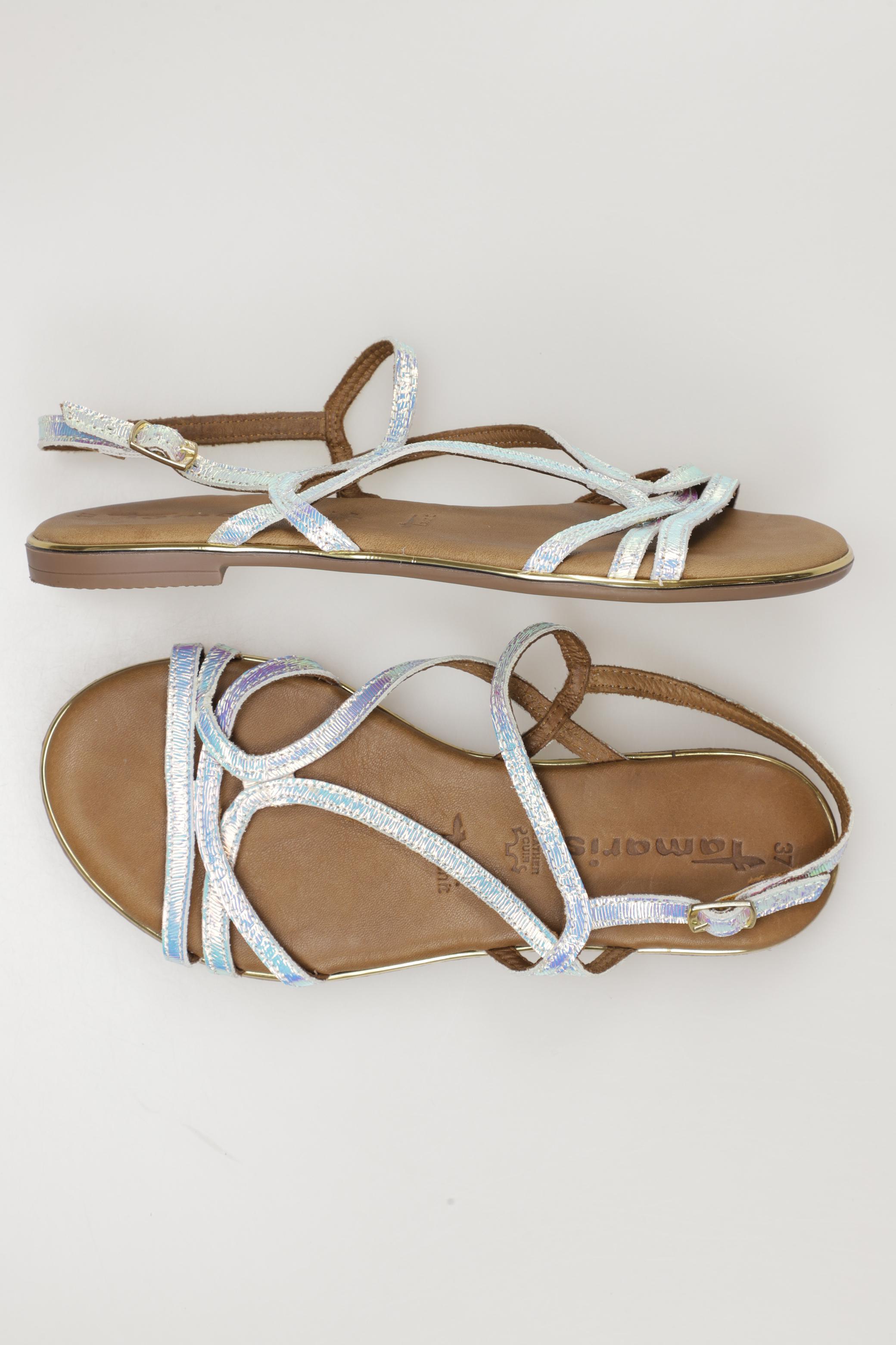 

Tamaris Damen Sandale, blau, Gr. 37