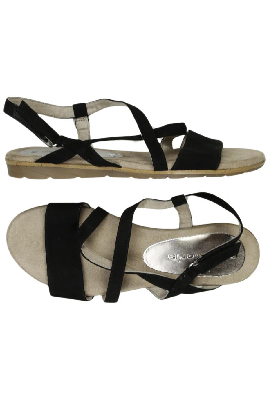 

Tamaris Damen Sandale, schwarz, Gr. 41