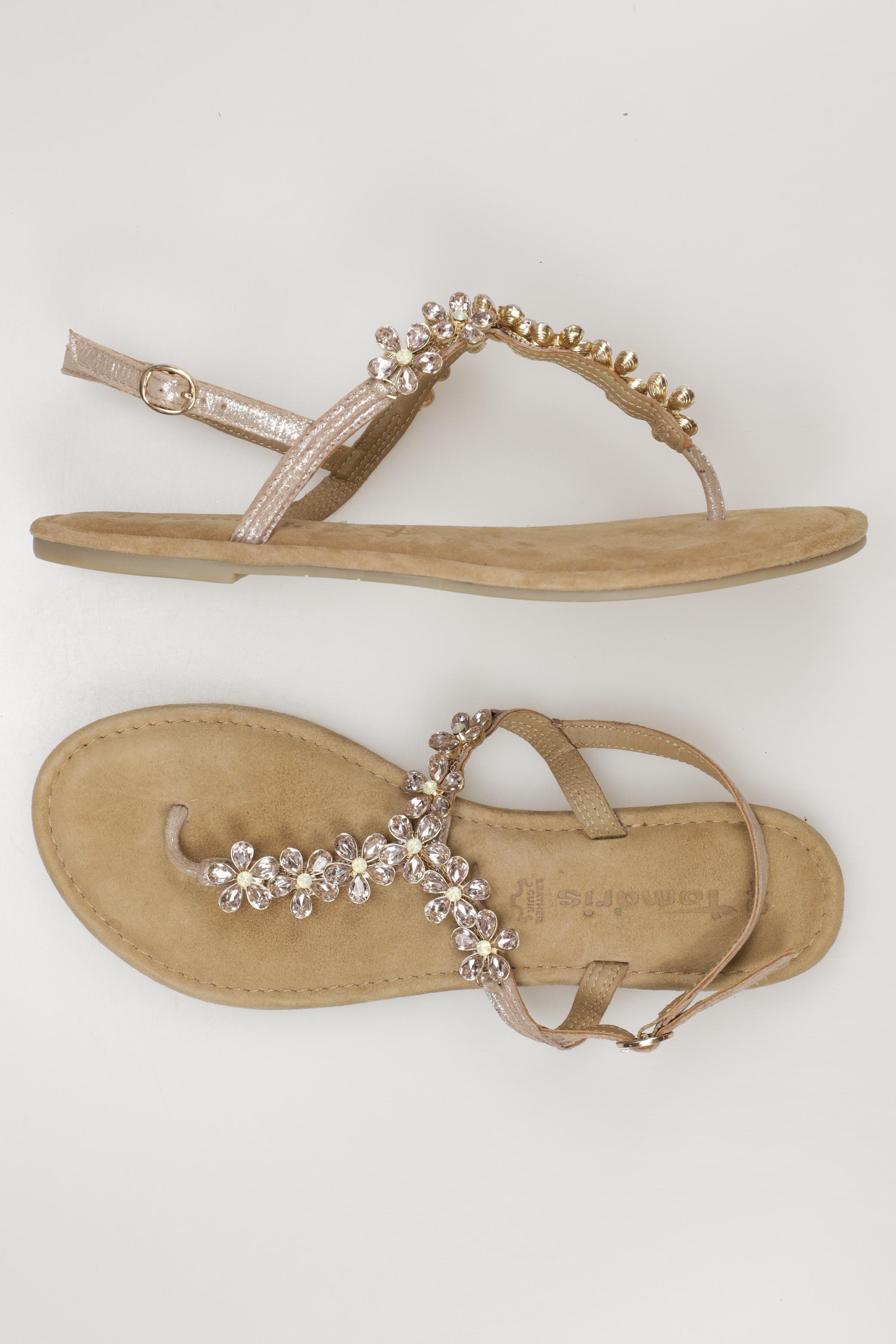 

Tamaris Damen Sandale, beige, Gr. 42