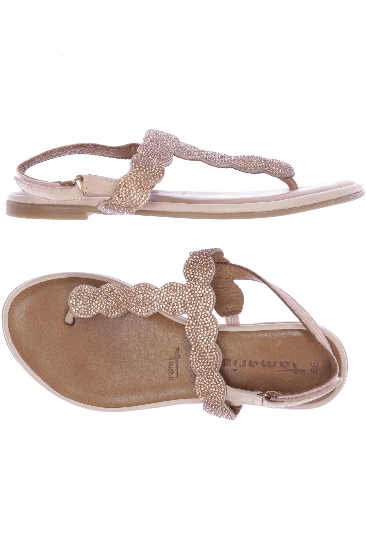 

Tamaris Damen Sandale, beige, Gr. 38