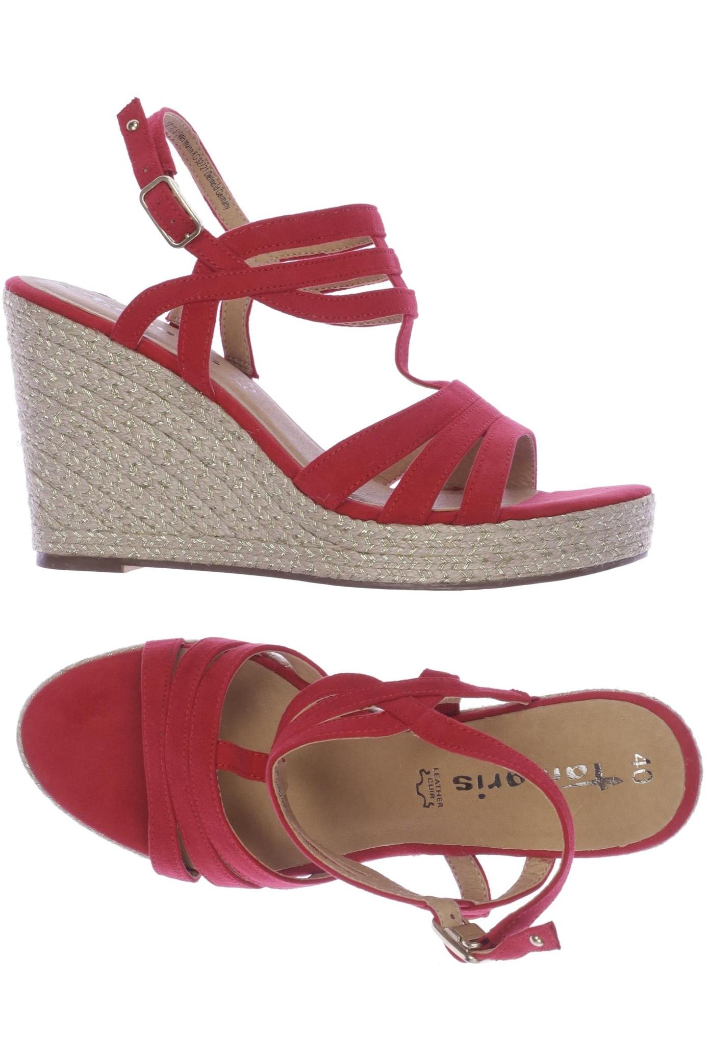 

Tamaris Damen Sandale, rot, Gr. 40