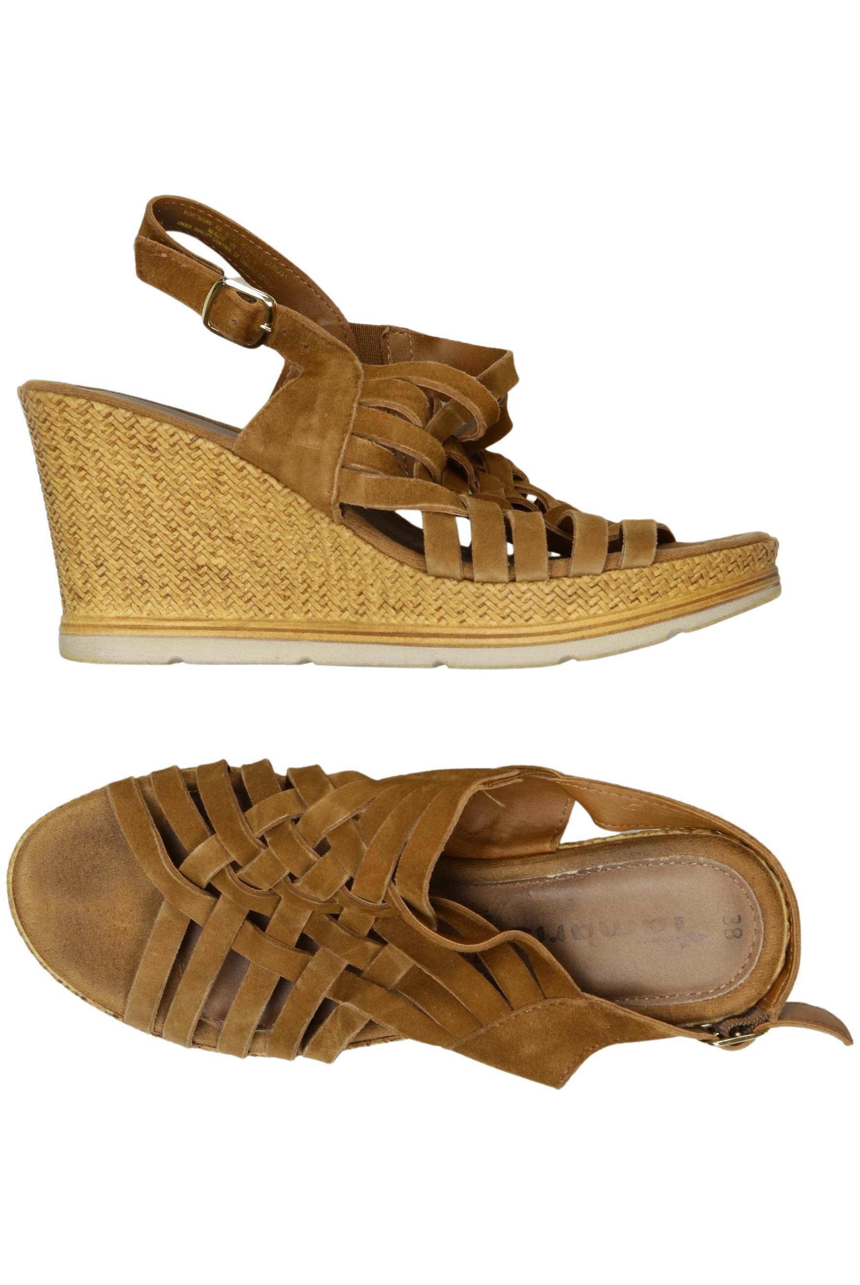 

Tamaris Damen Sandale, braun, Gr. 38