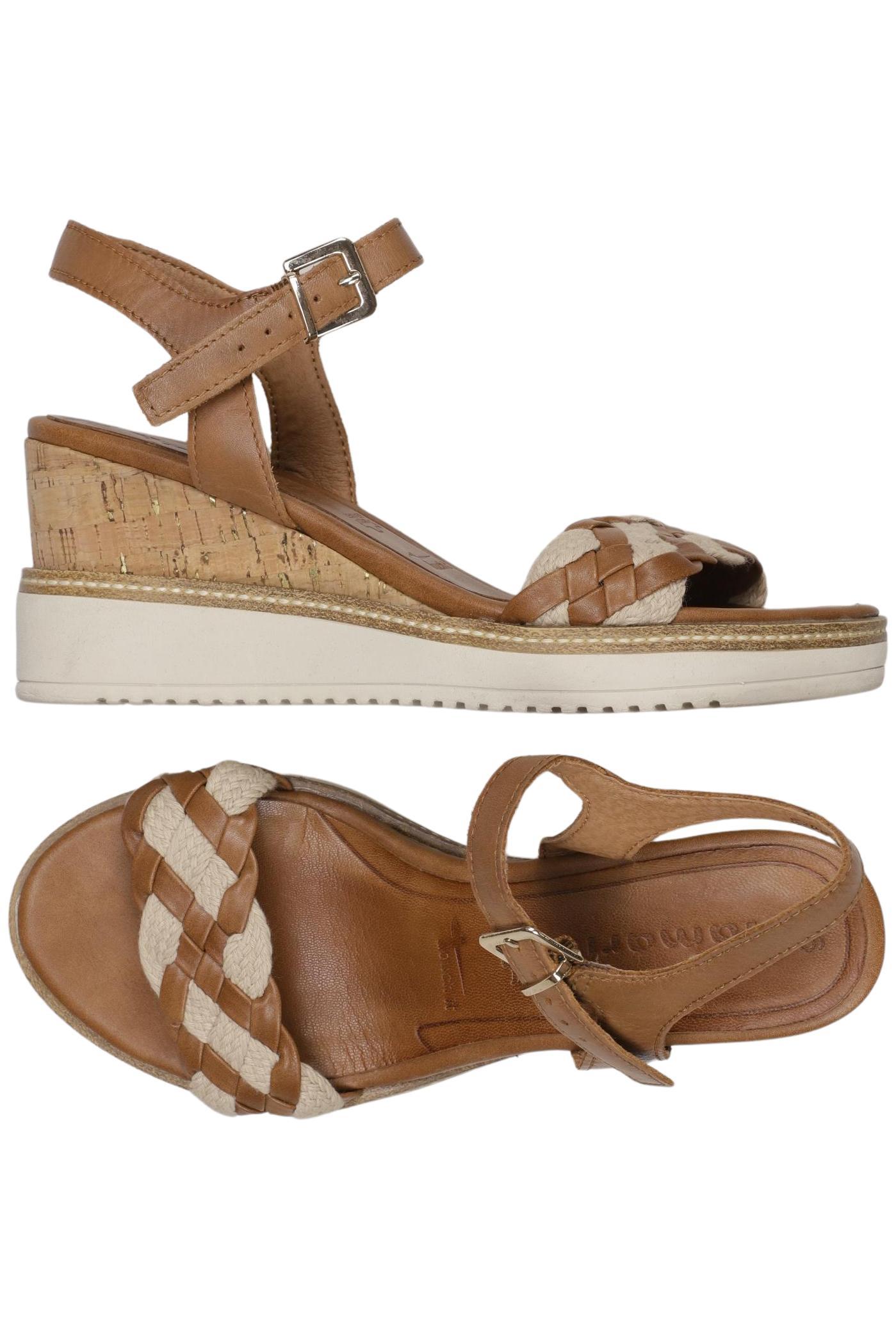 

Tamaris Damen Sandale, braun, Gr. 36