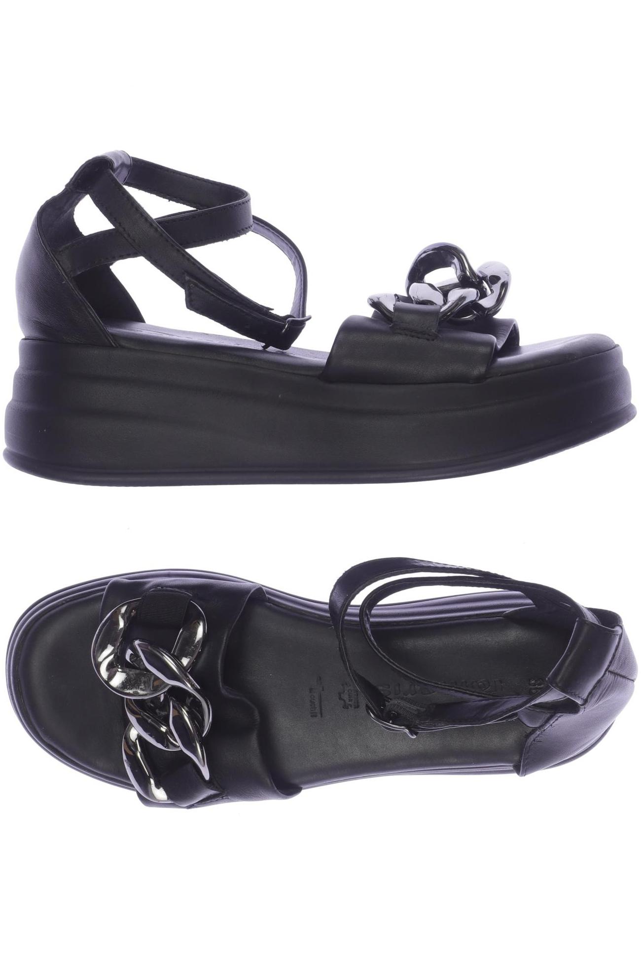 

Tamaris Damen Sandale, schwarz, Gr. 38