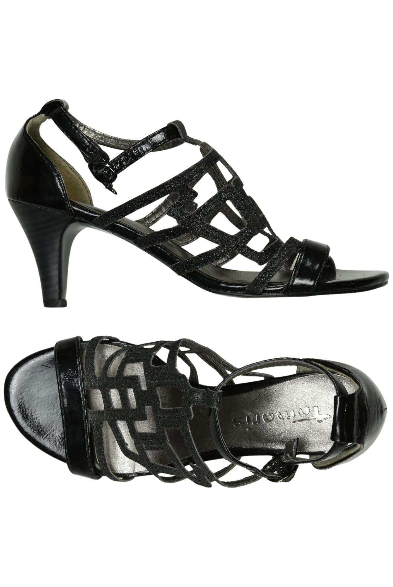 

Tamaris Damen Sandale, schwarz, Gr. 37