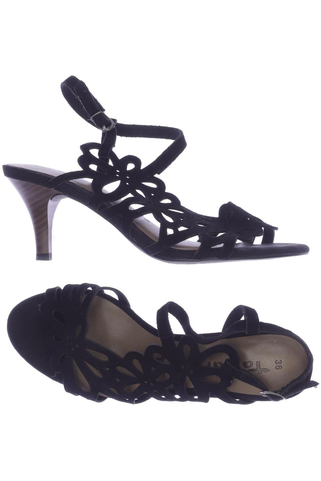 

Tamaris Damen Sandale, schwarz