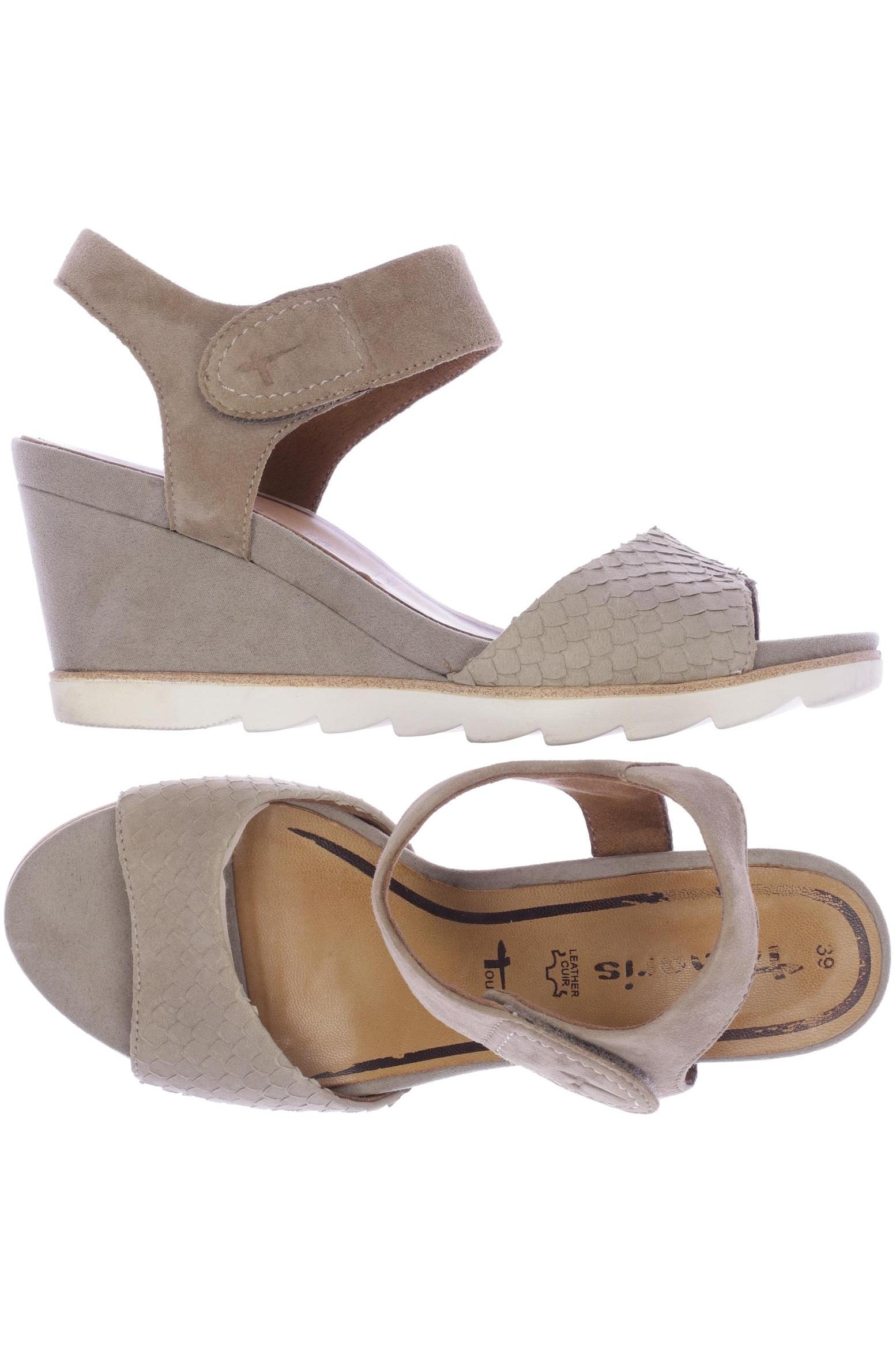 

Tamaris Damen Sandale, beige, Gr. 39