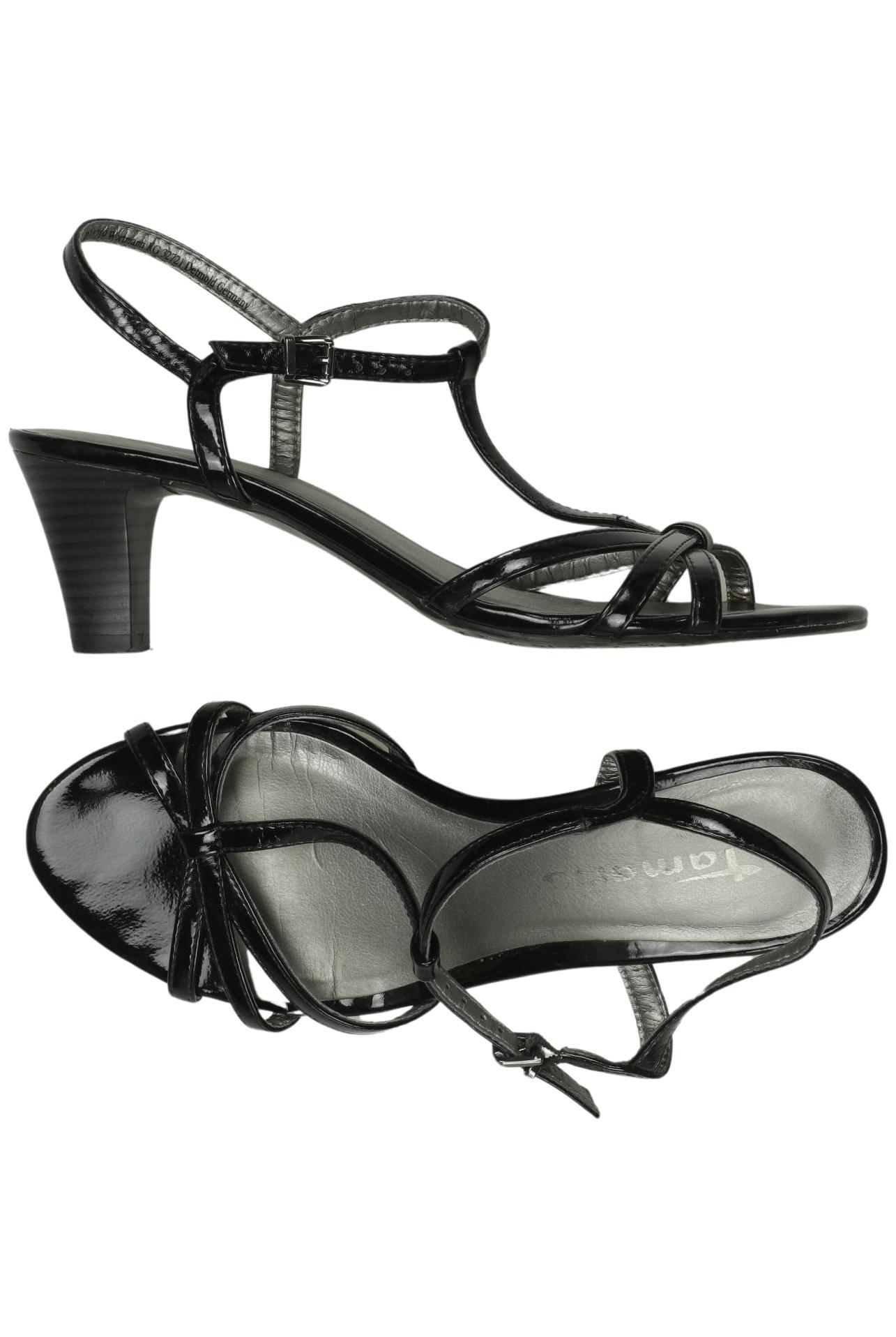 

Tamaris Damen Sandale, schwarz, Gr. 38