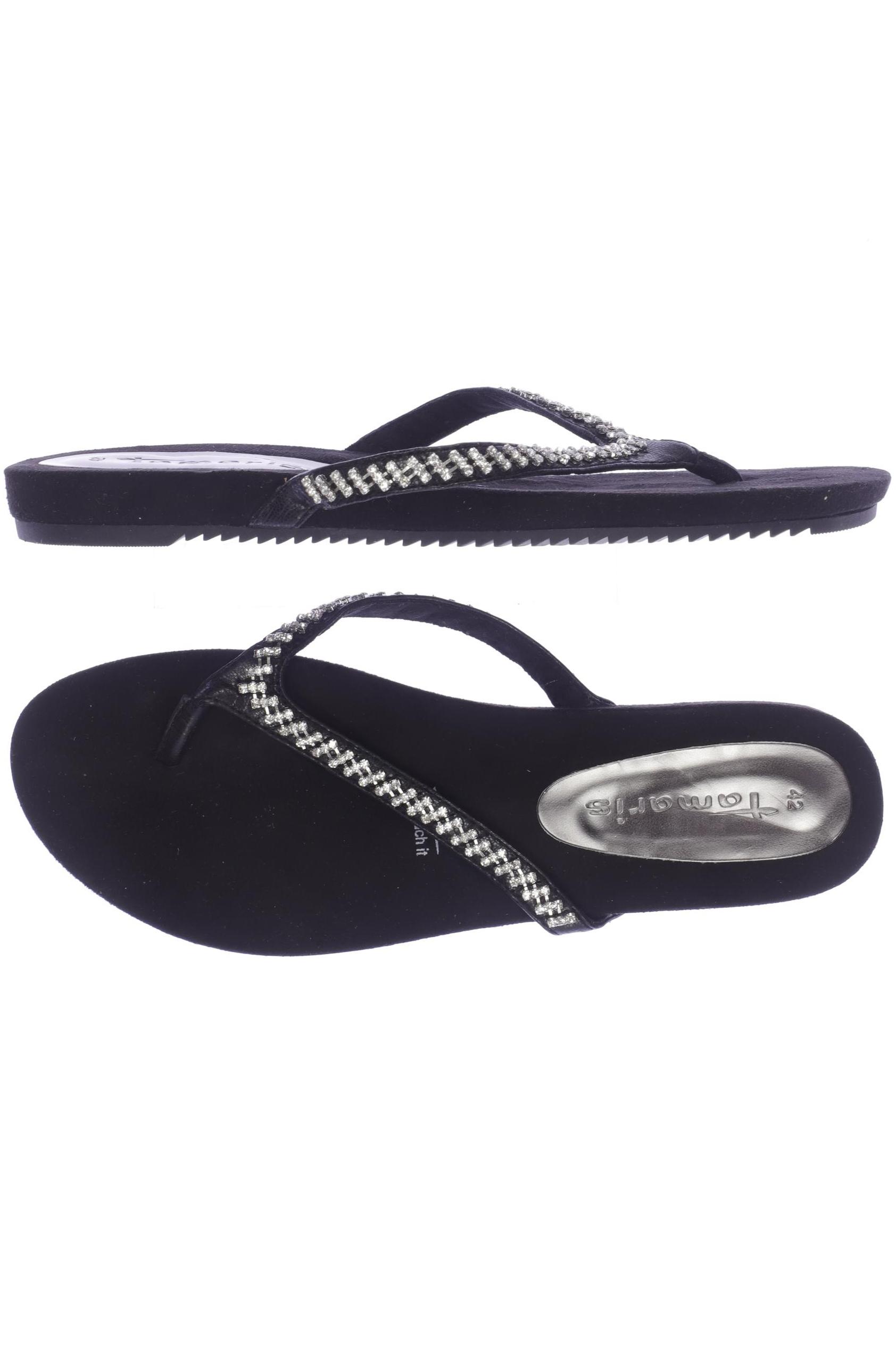 

Tamaris Damen Sandale, schwarz, Gr. 42