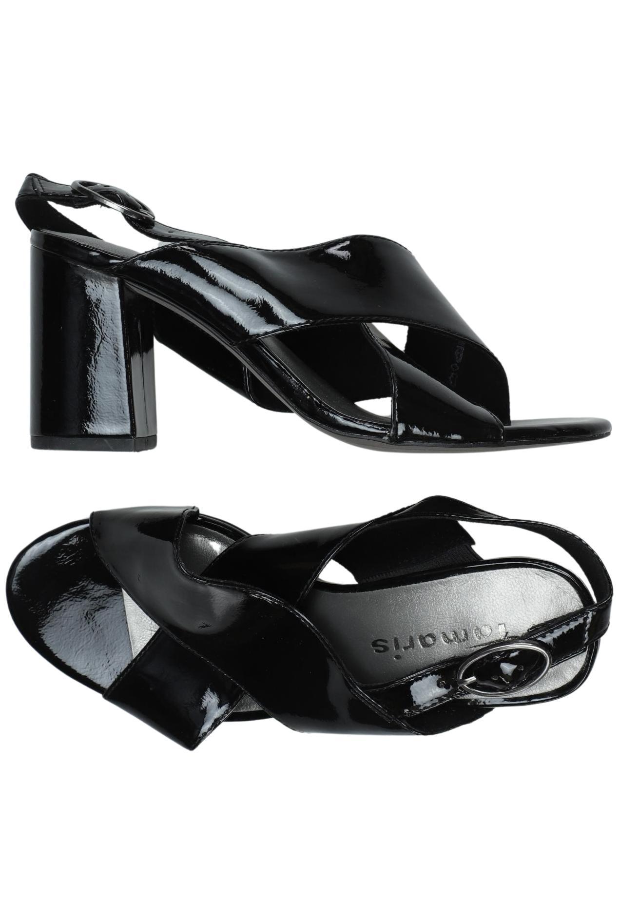 

Tamaris Damen Sandale, schwarz, Gr. 38