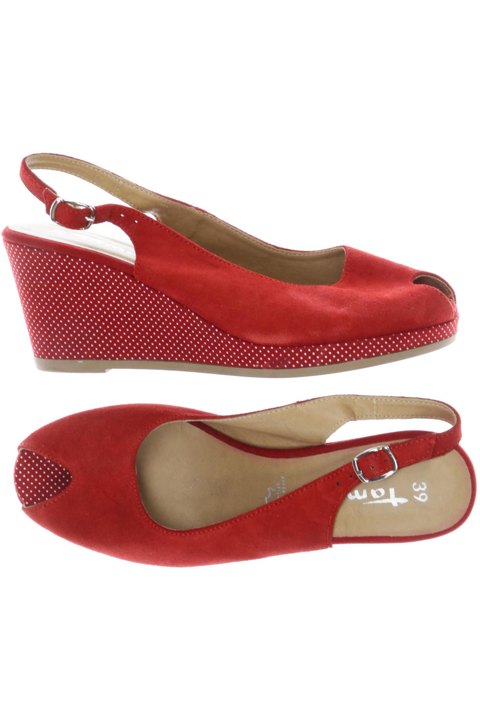 

Tamaris Damen Sandale, rot, Gr. 39