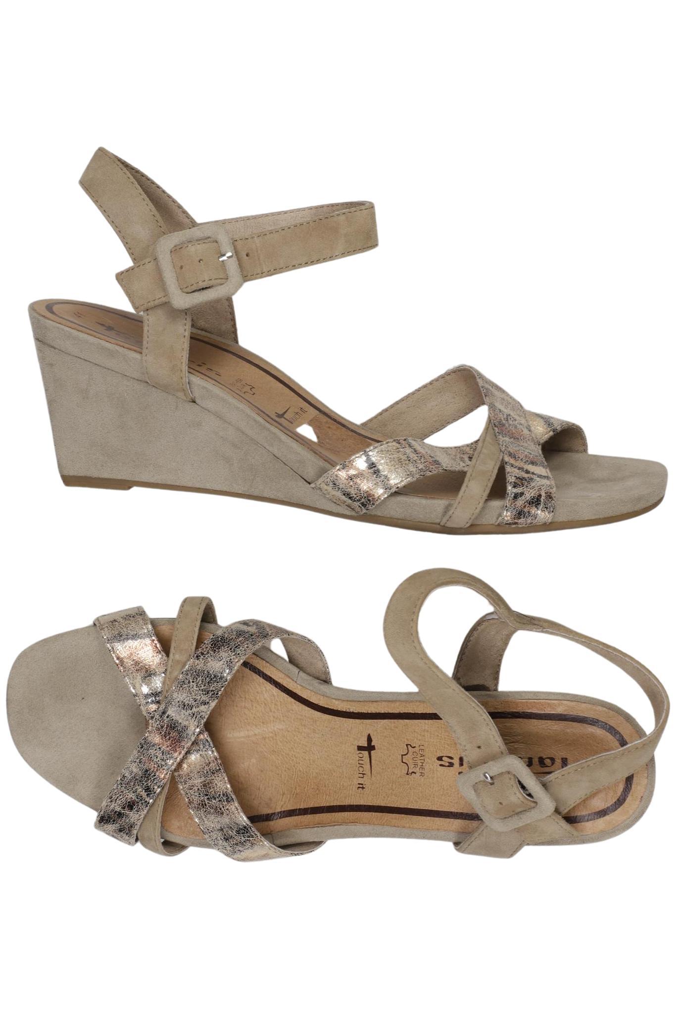 

Tamaris Damen Sandale, beige, Gr. 41