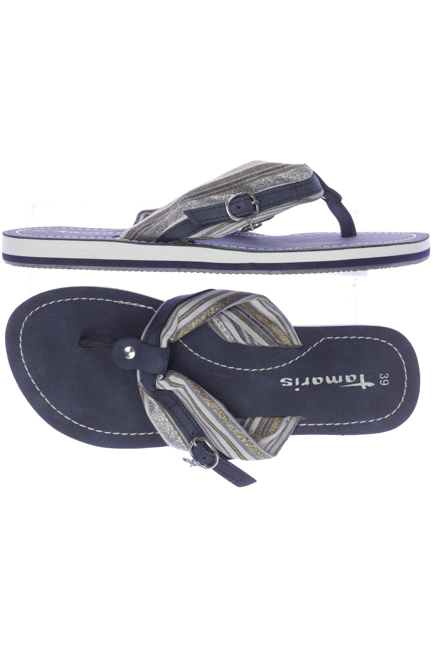 

Tamaris Damen Sandale, blau, Gr. 39