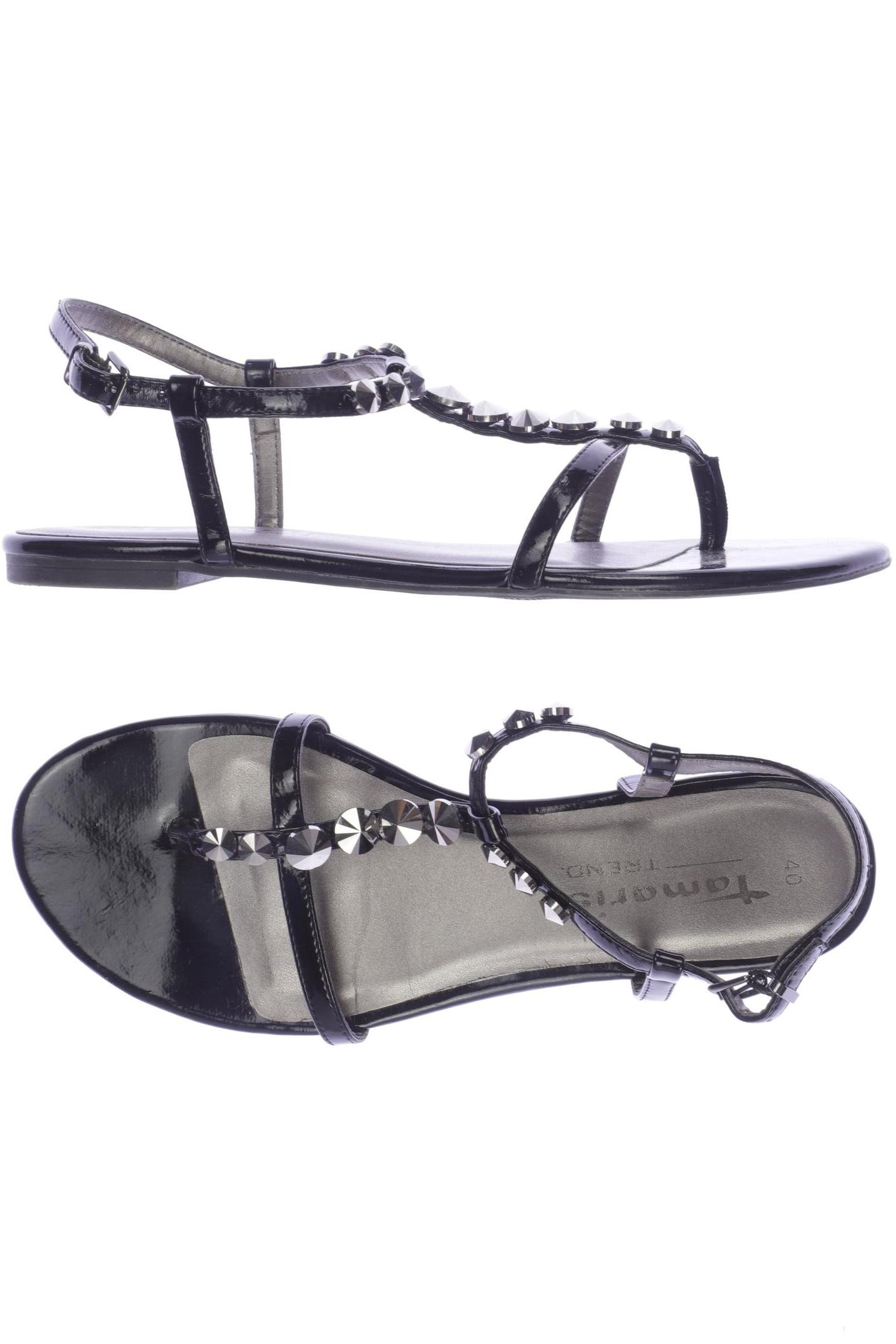 

Tamaris Damen Sandale, schwarz