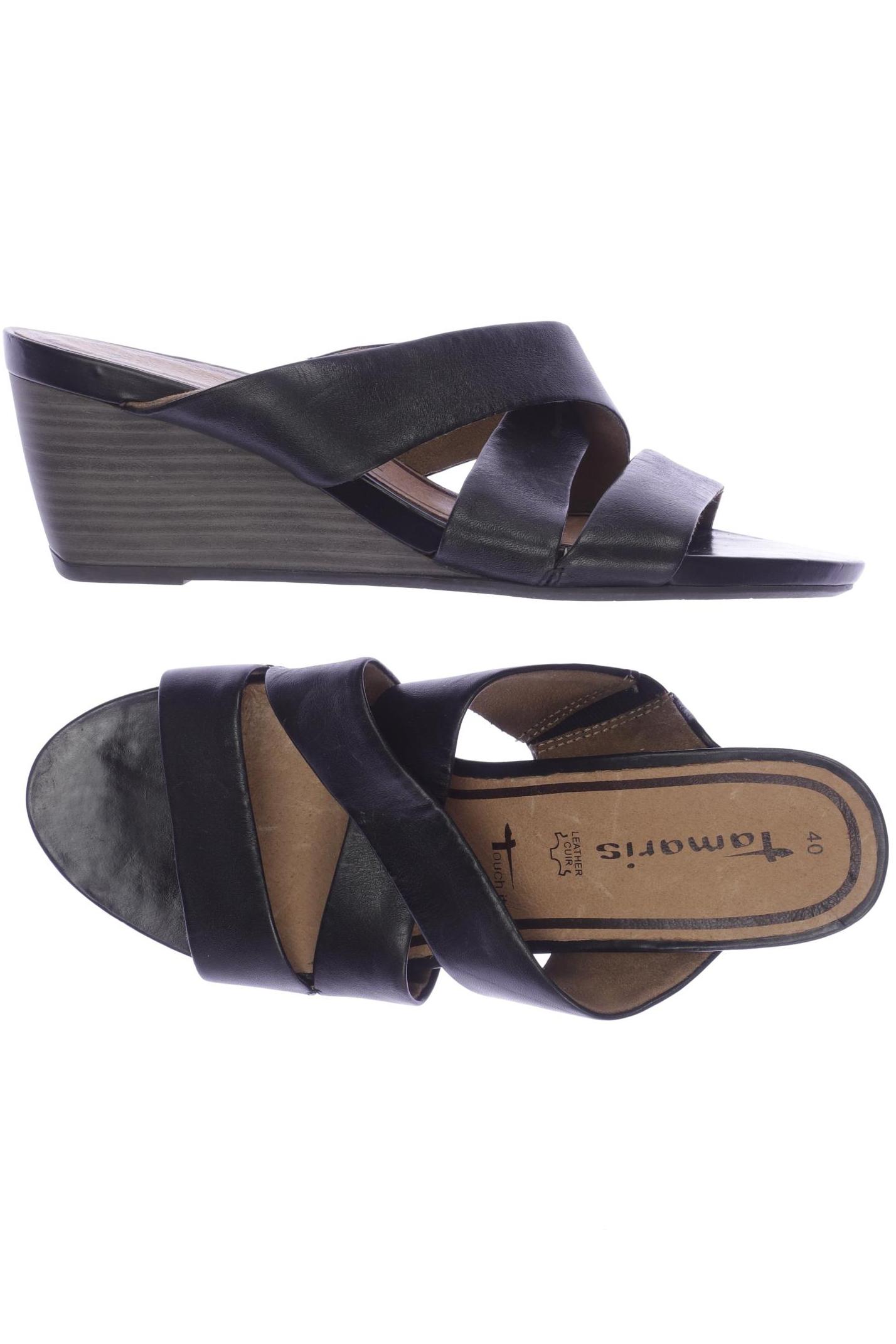 

Tamaris Damen Sandale, schwarz