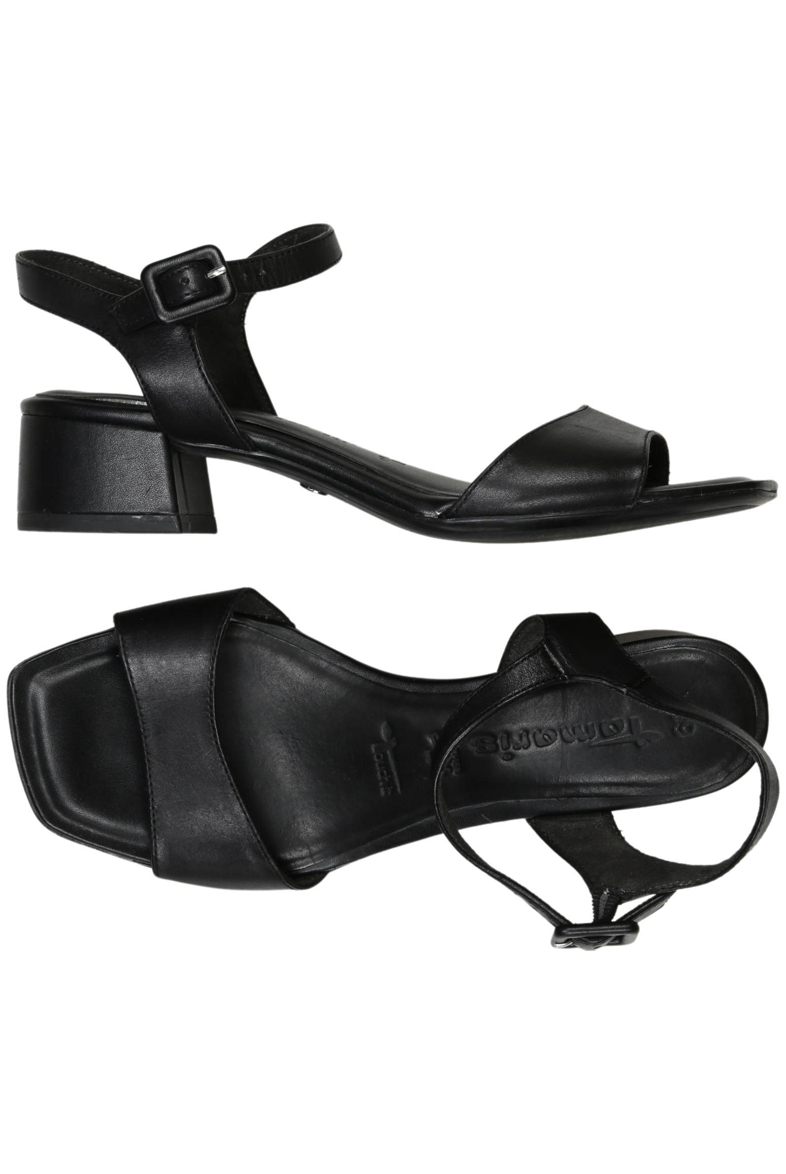 

Tamaris Damen Sandale, schwarz, Gr. 39