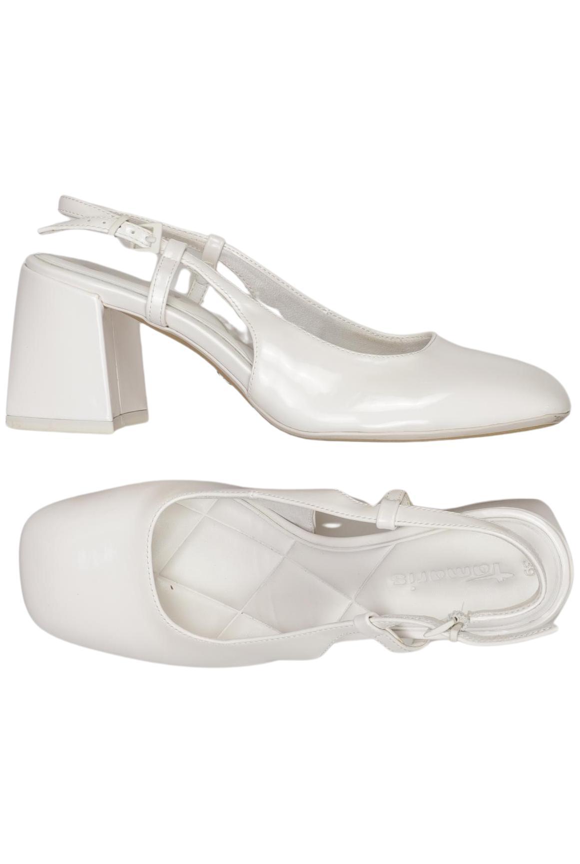 

Tamaris Damen Sandale, weiß, Gr. 39