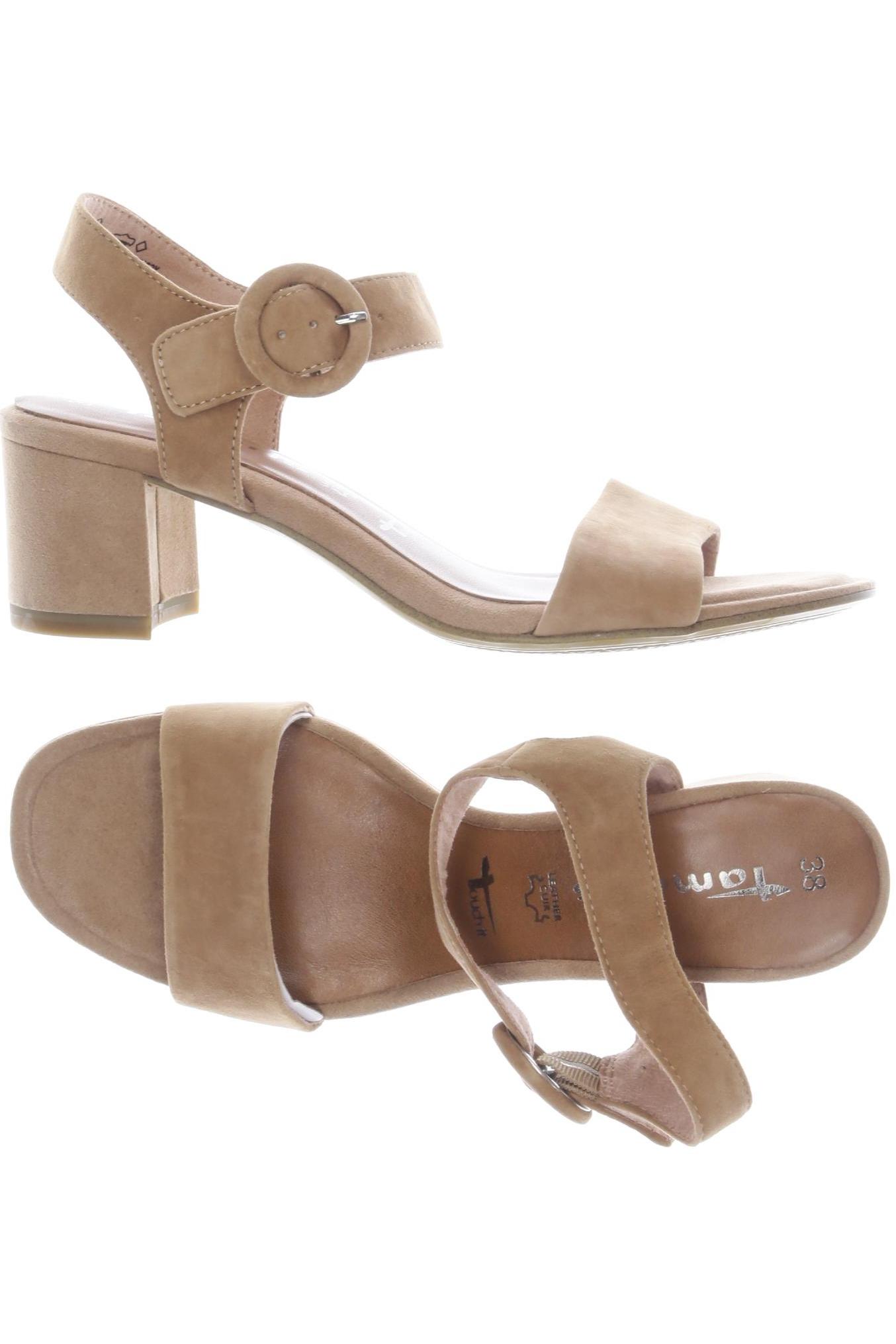 

Tamaris Damen Sandale, braun, Gr. 38