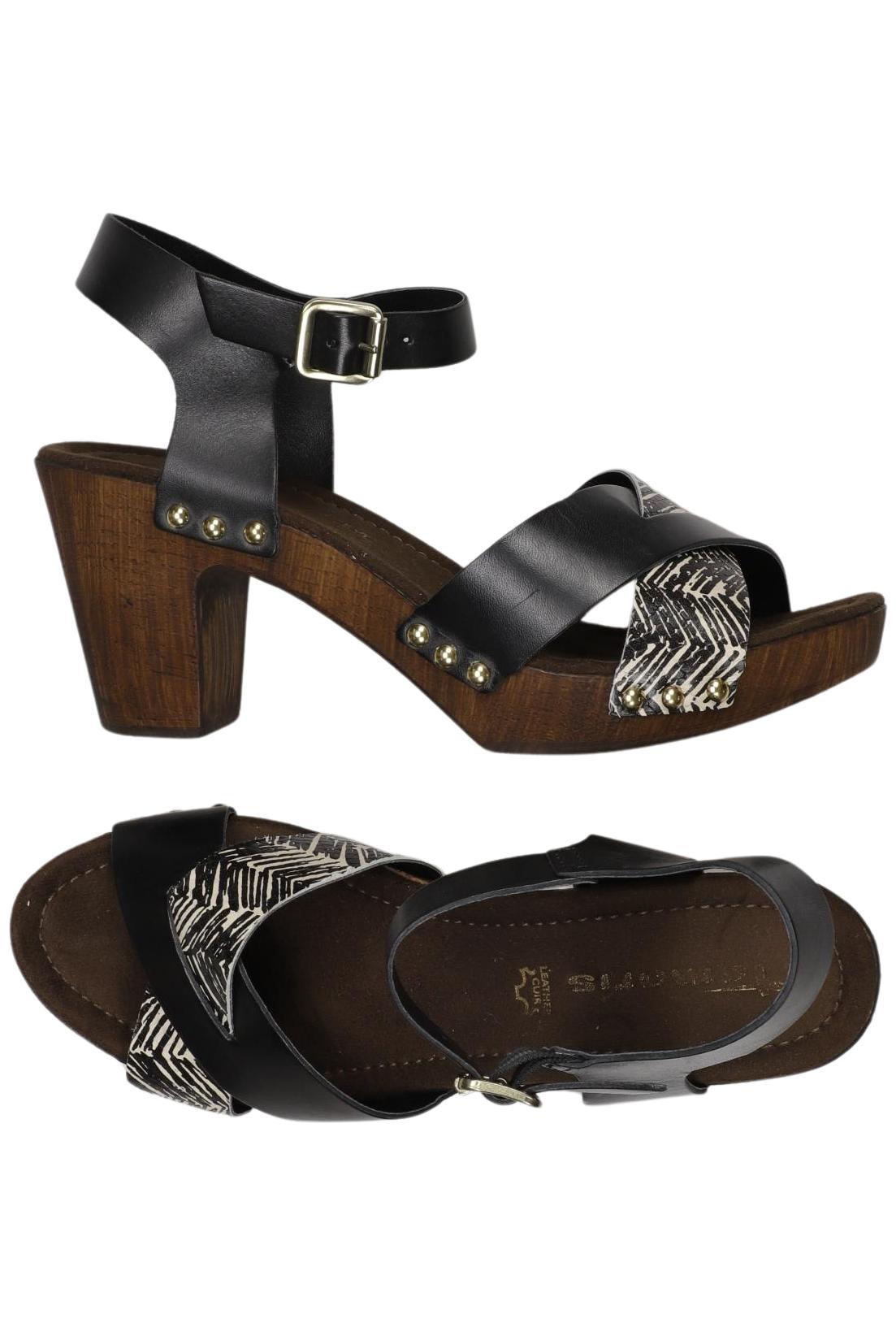 

Tamaris Damen Sandale, schwarz, Gr. 39