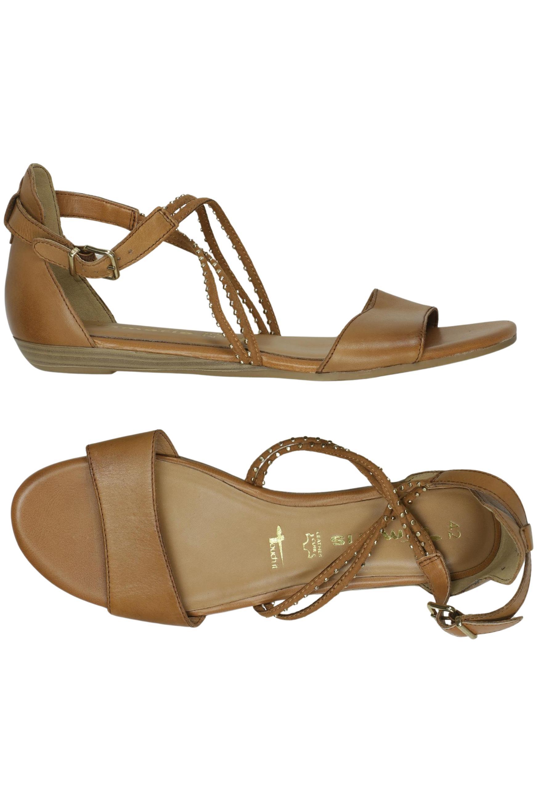 

Tamaris Damen Sandale, braun, Gr. 42