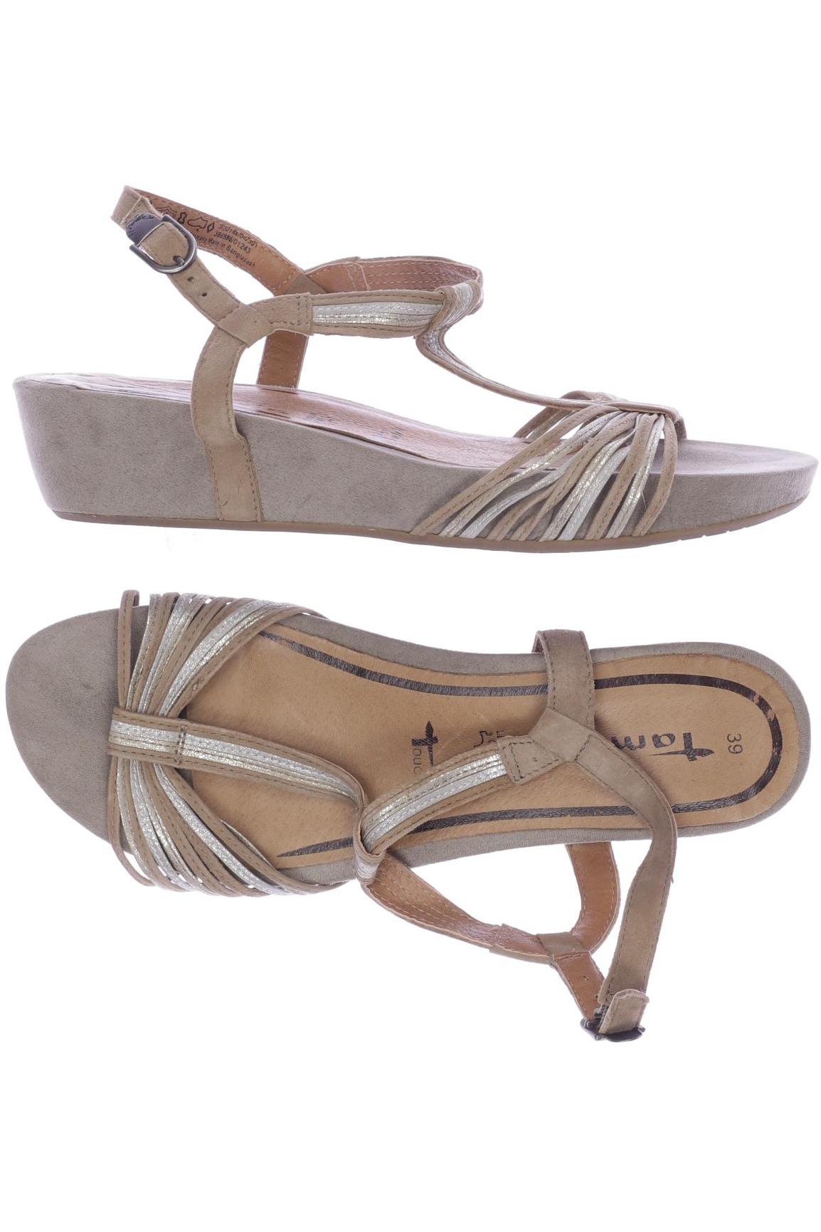 

Tamaris Damen Sandale, beige, Gr. 39