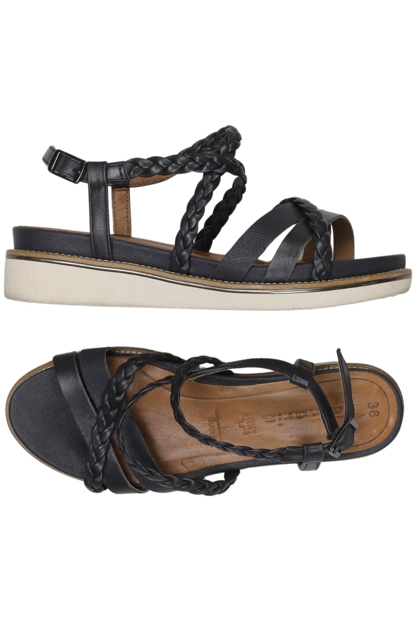 

Tamaris Damen Sandale, marineblau, Gr. 38