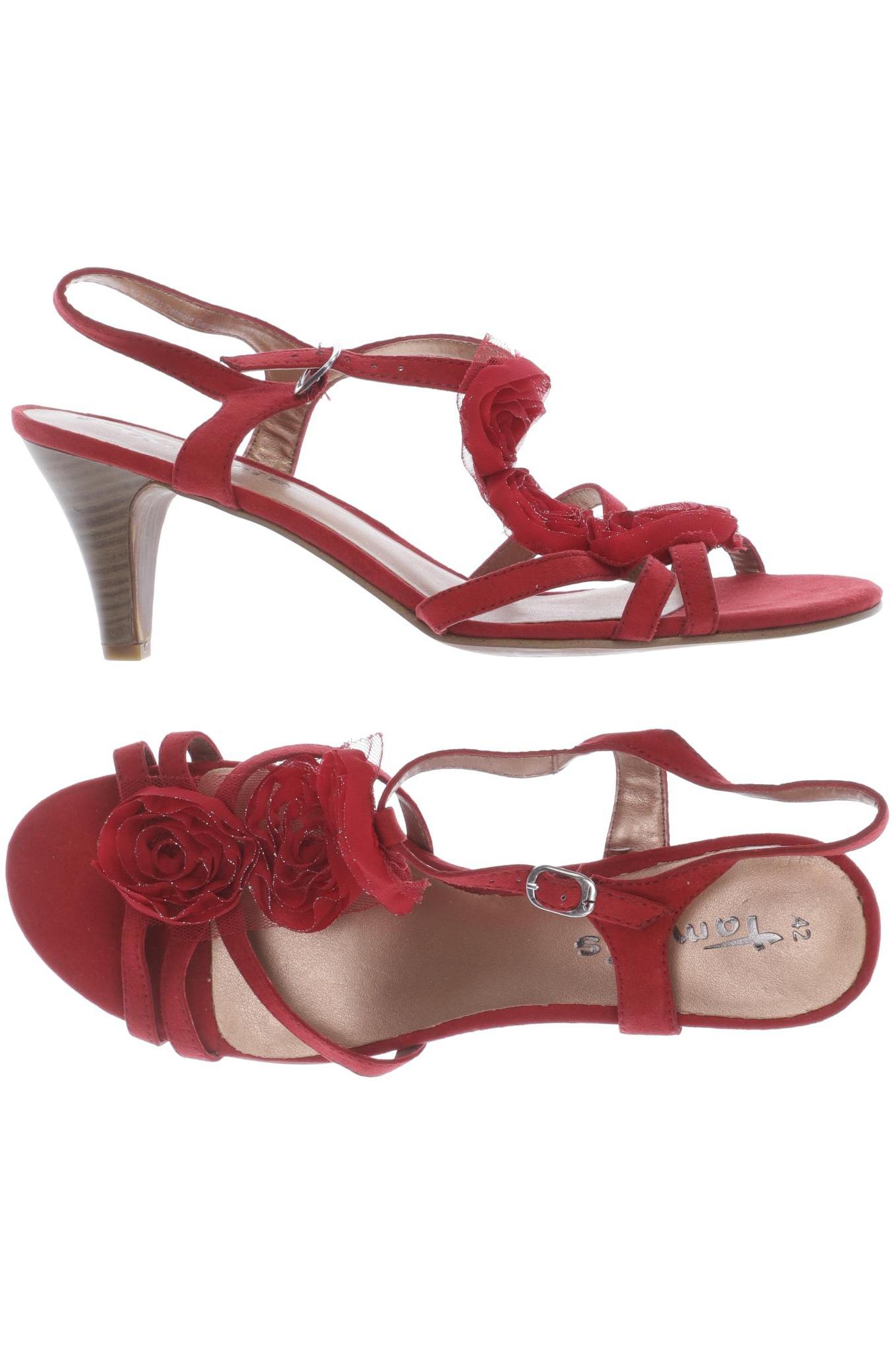 

Tamaris Damen Sandale, rot, Gr. 42
