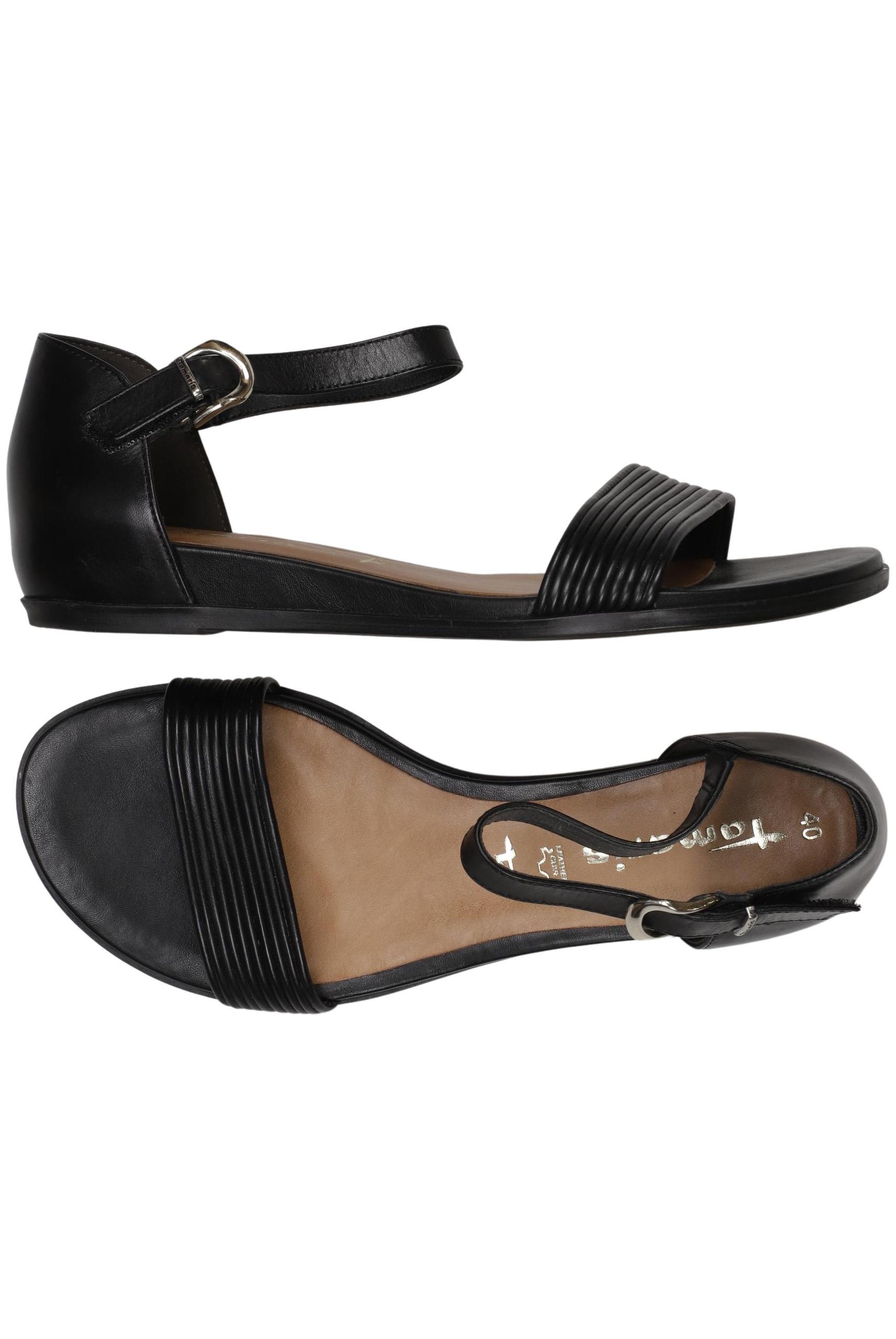 

Tamaris Damen Sandale, schwarz, Gr. 40