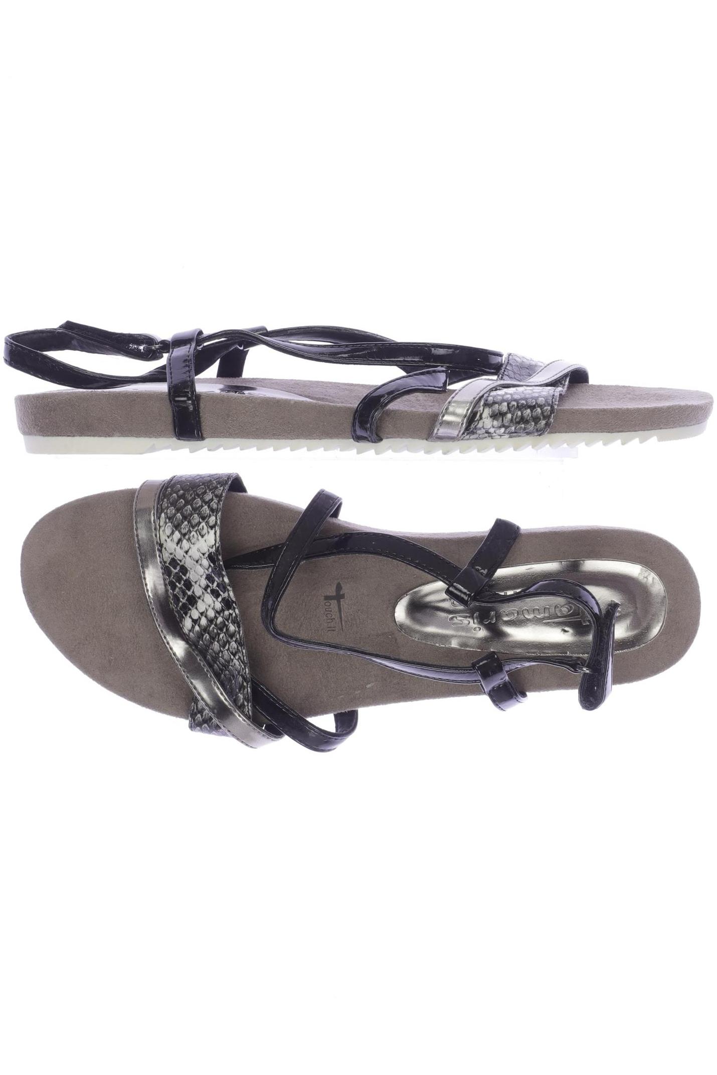 

Tamaris Damen Sandale, schwarz
