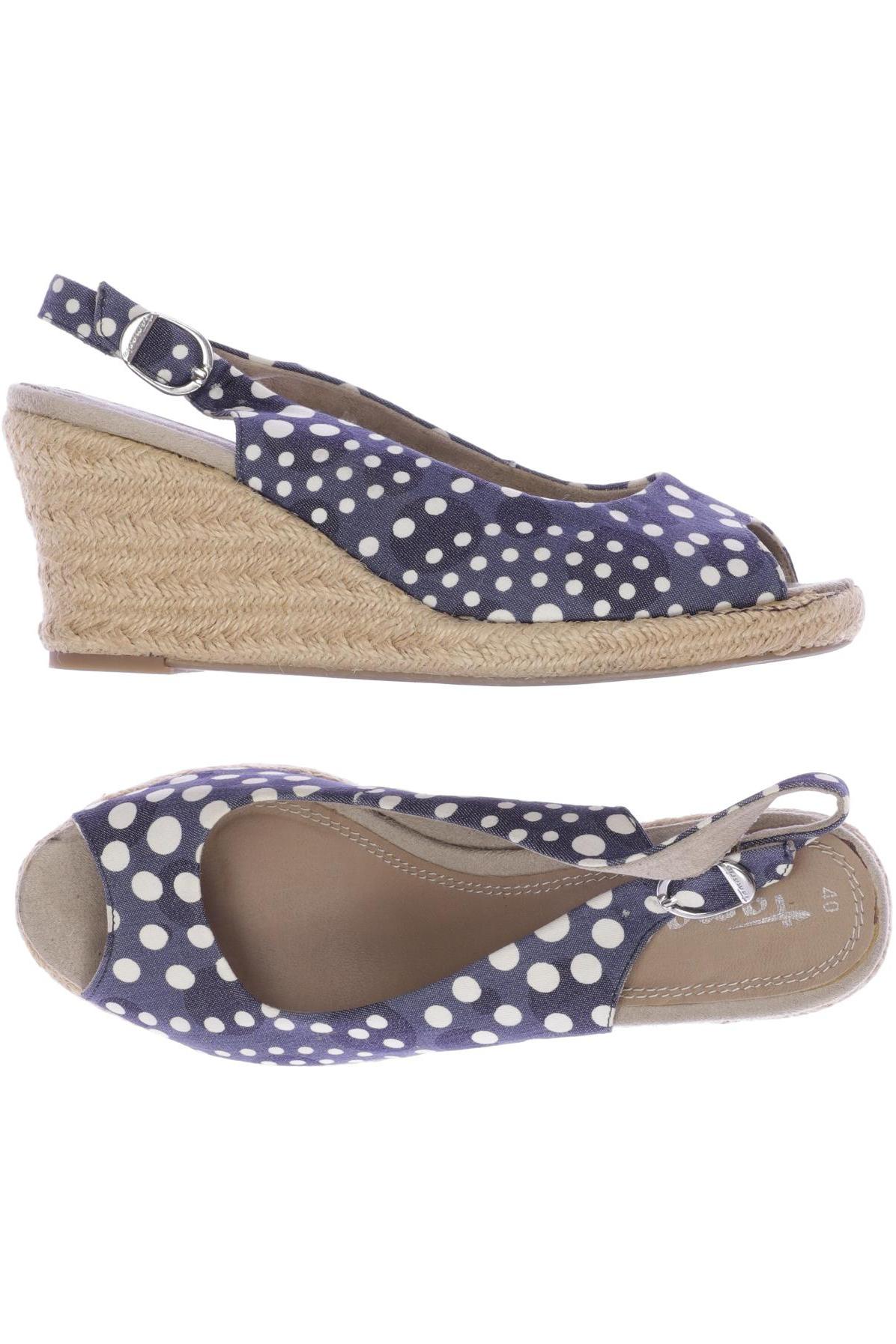 

Tamaris Damen Sandale, marineblau, Gr. 40