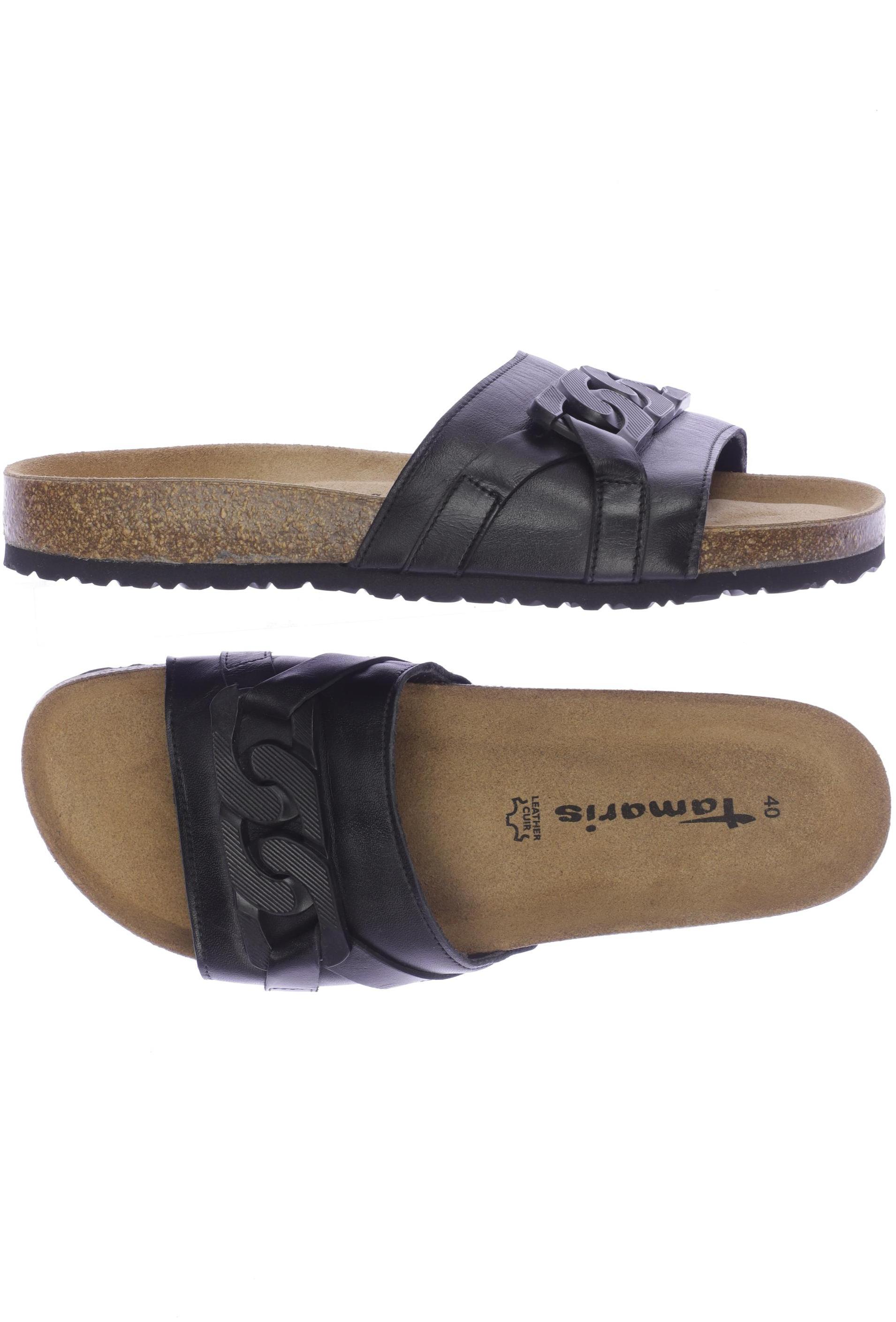 

Tamaris Damen Sandale, schwarz, Gr. 40