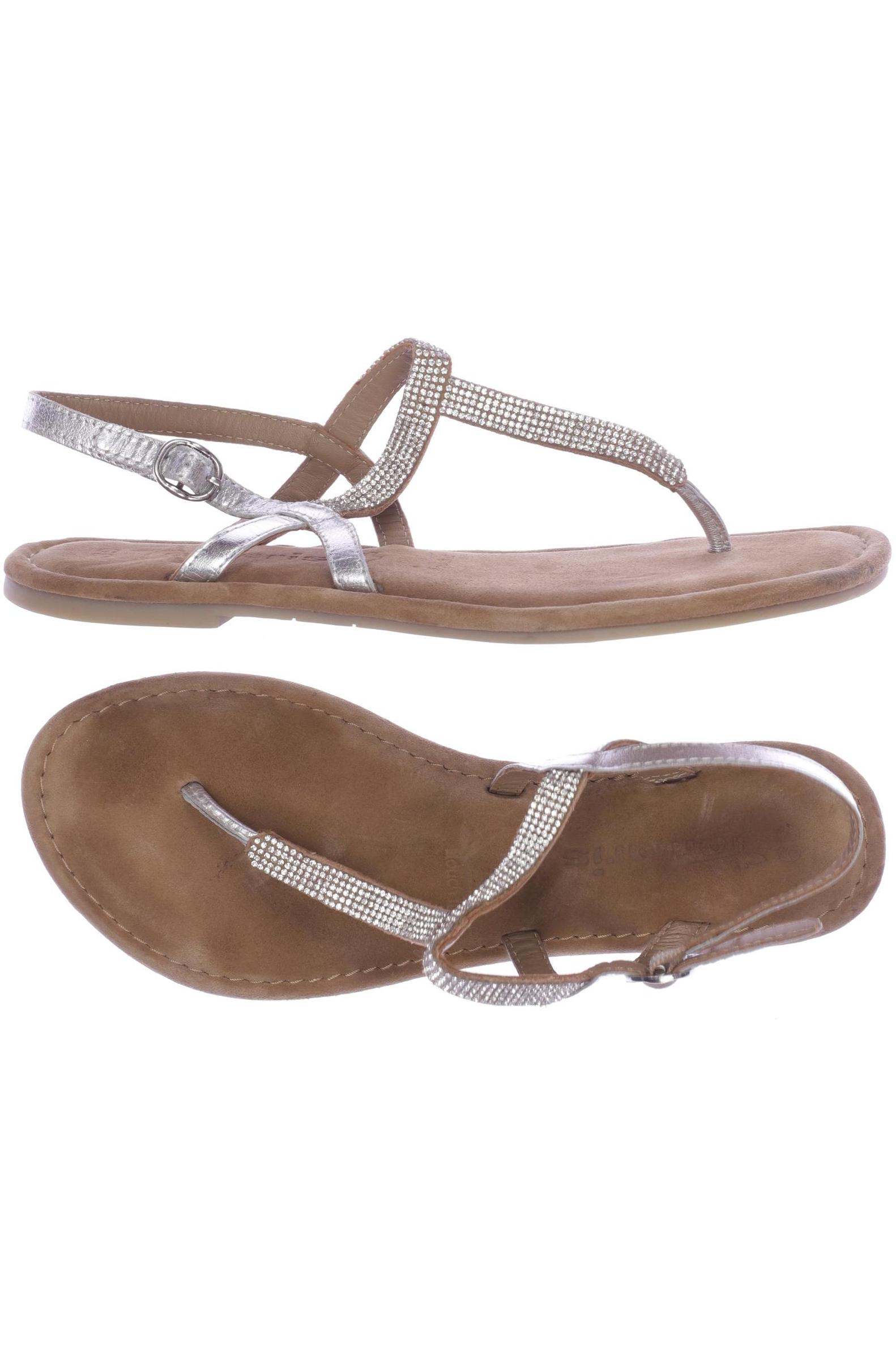 

Tamaris Damen Sandale, silber, Gr. 39
