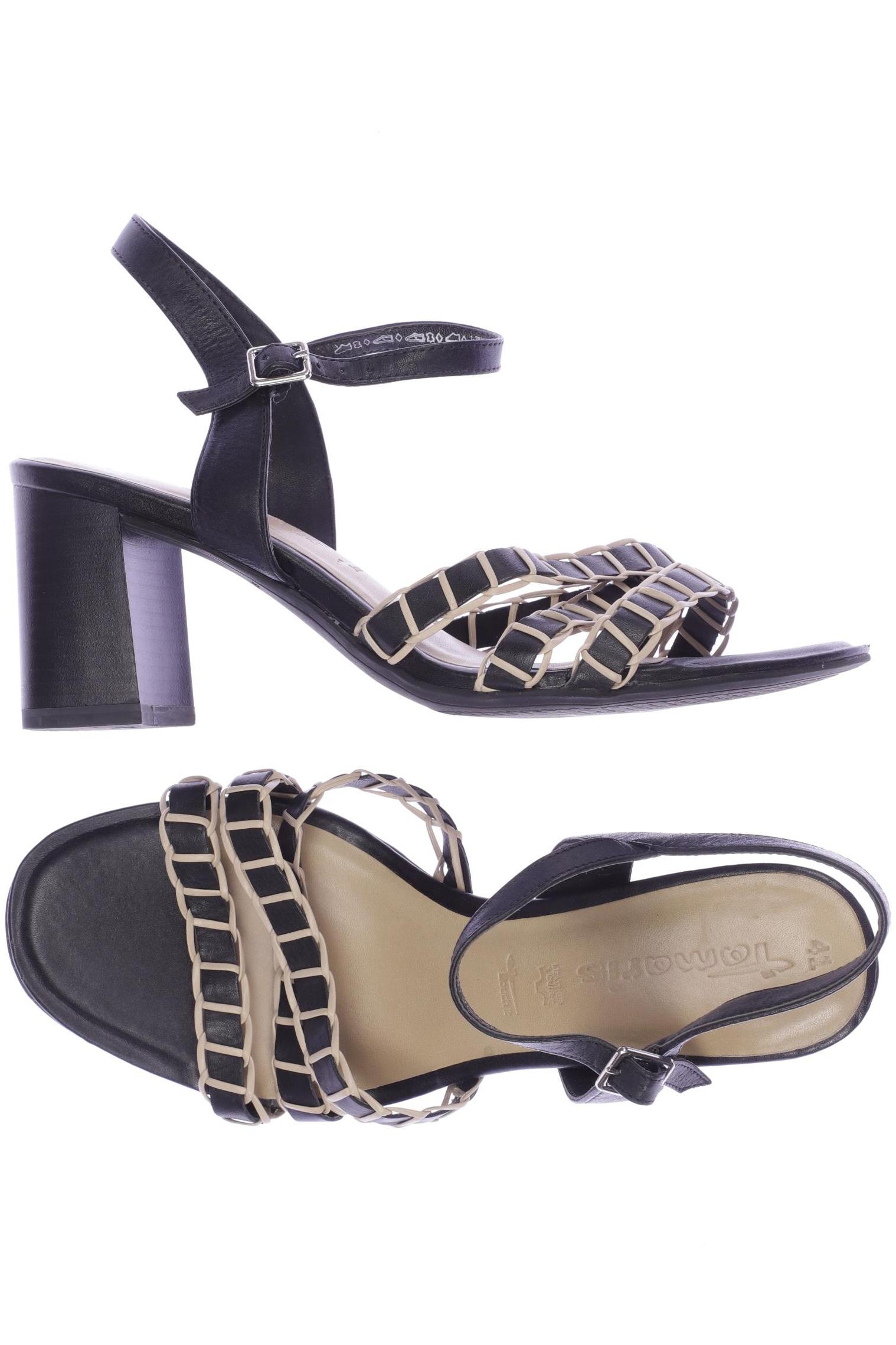 

Tamaris Damen Sandale, schwarz, Gr. 41