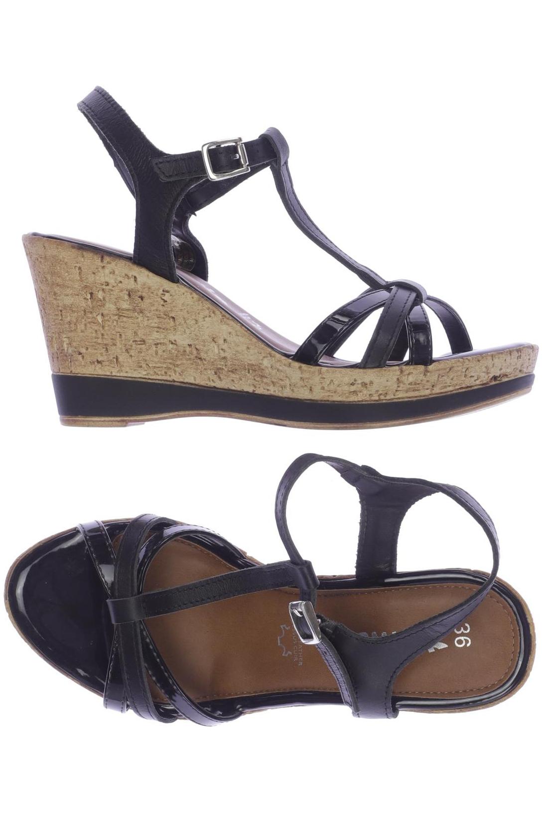 

Tamaris Damen Sandale, schwarz, Gr. 36