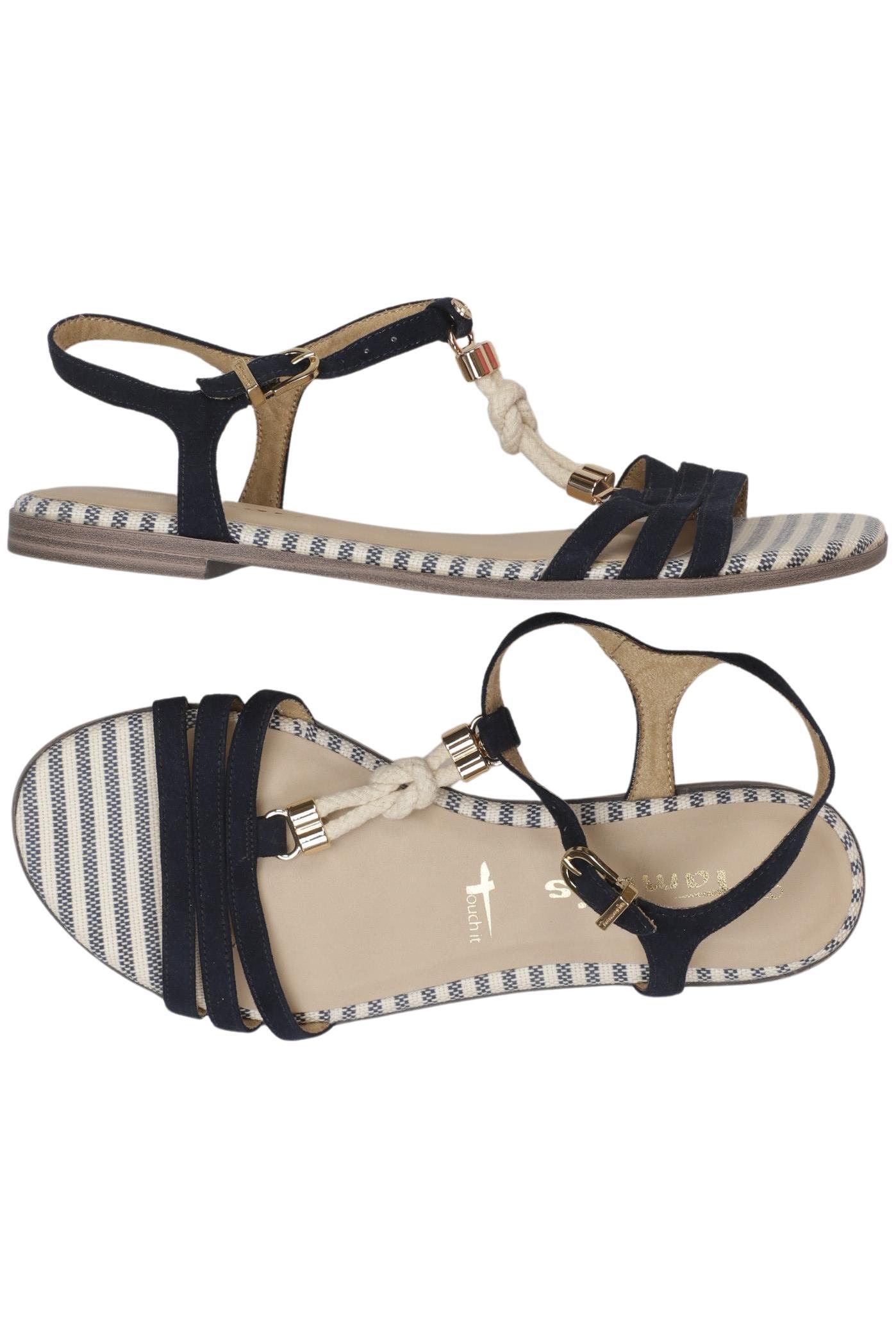 

Tamaris Damen Sandale, marineblau, Gr. 39