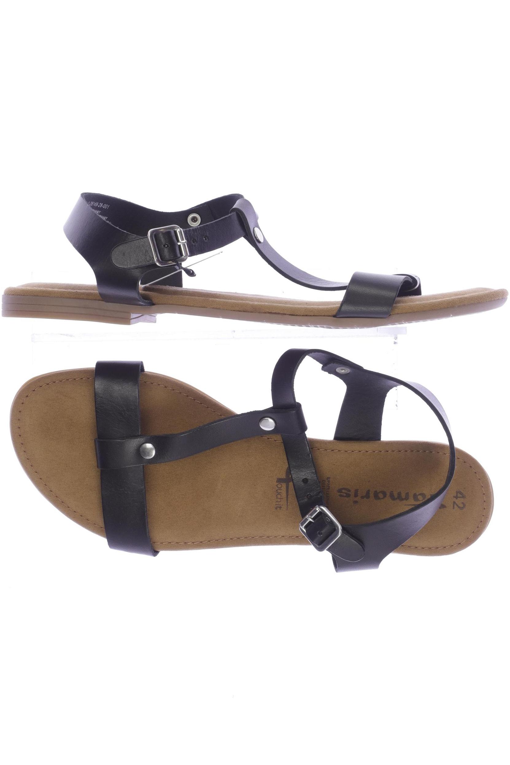 

Tamaris Damen Sandale, schwarz