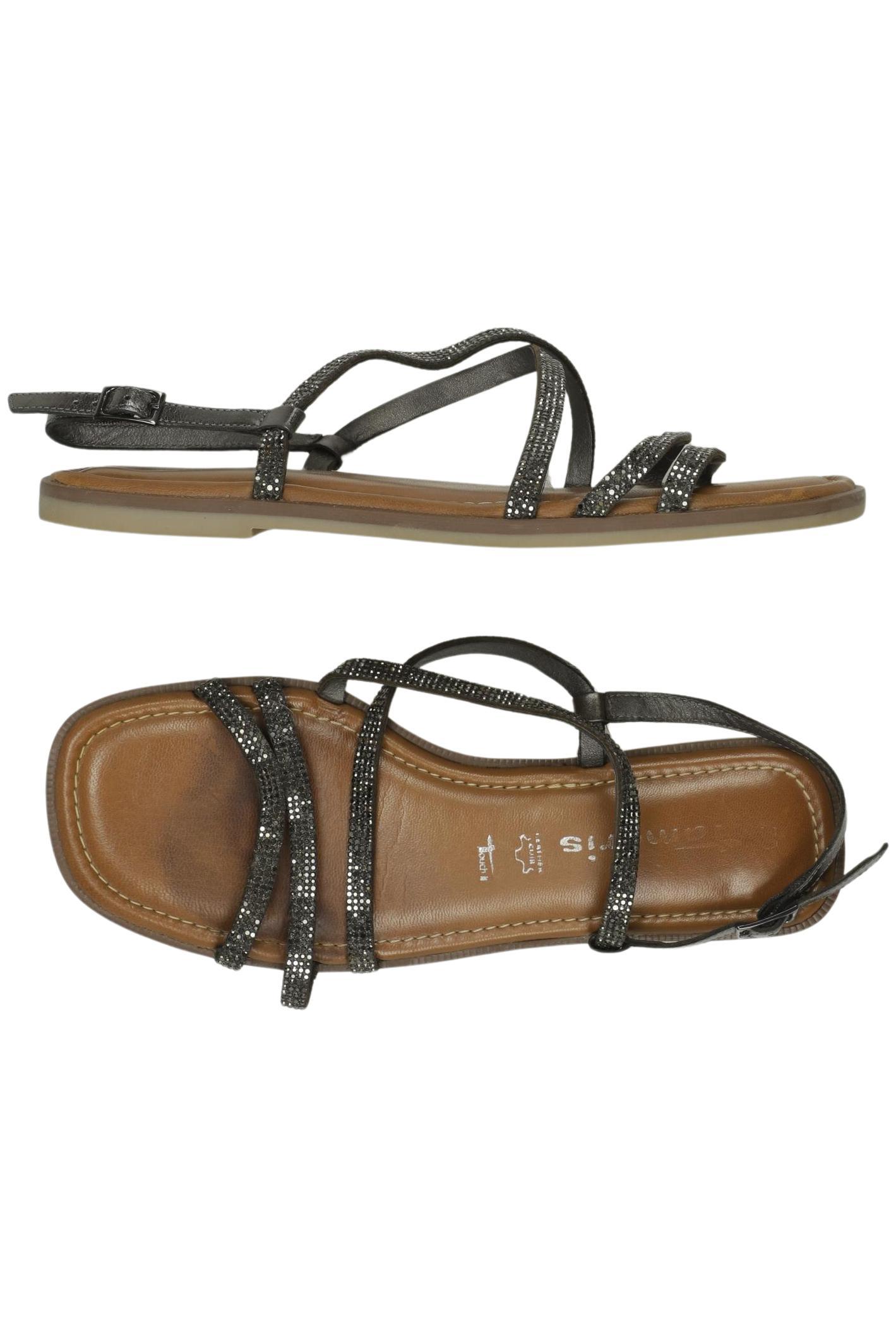 

Tamaris Damen Sandale, braun, Gr. 39