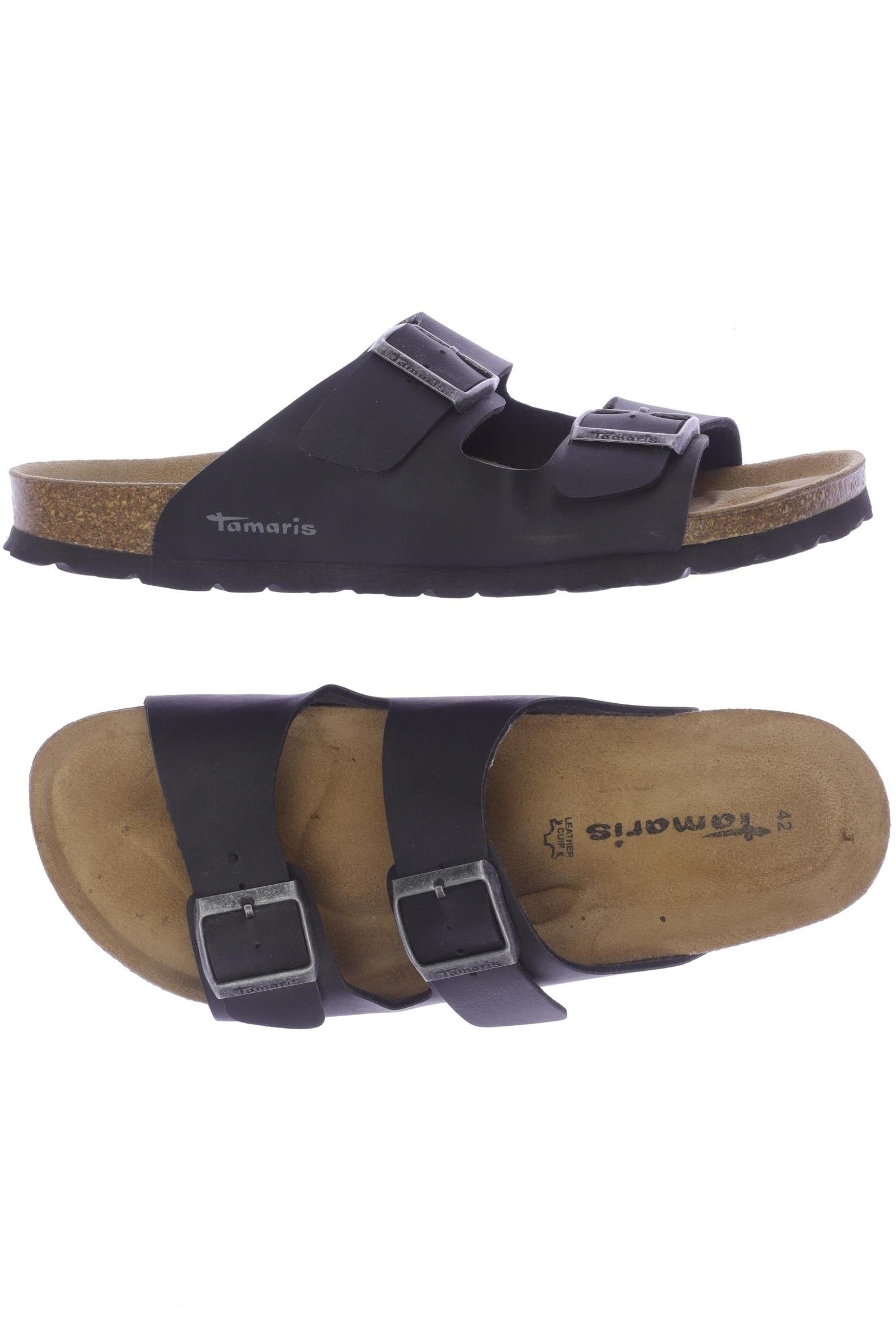 

Tamaris Damen Sandale, schwarz, Gr. 42