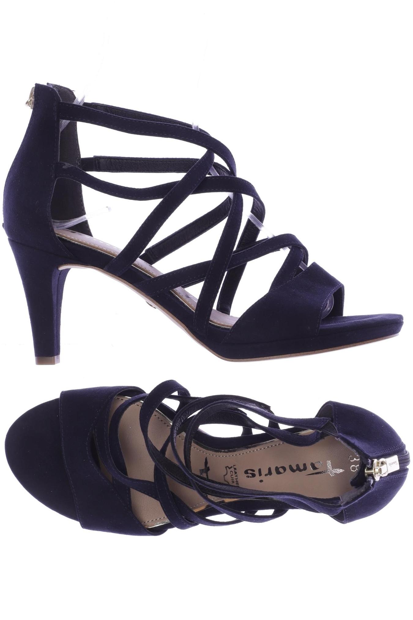 

Tamaris Damen Sandale, marineblau, Gr. 38