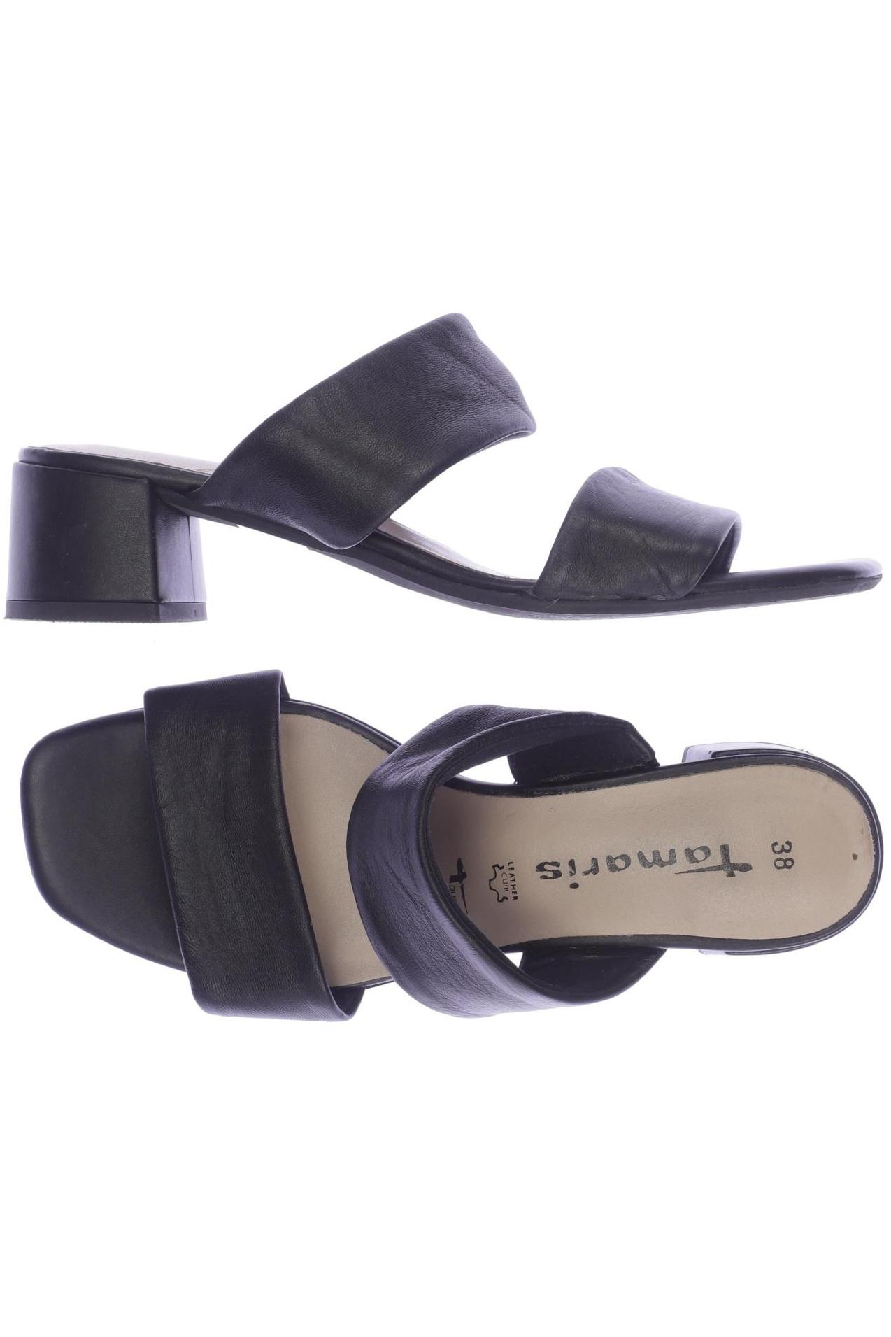 

Tamaris Damen Sandale, schwarz, Gr. 38