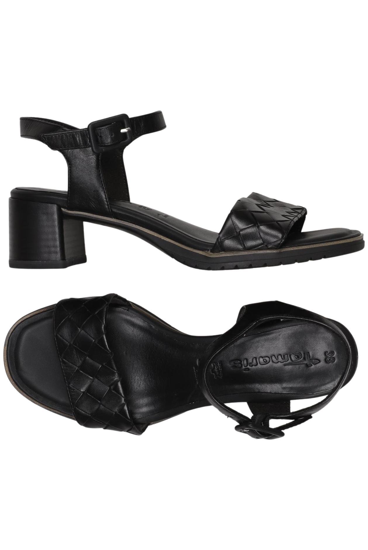 

Tamaris Damen Sandale, schwarz, Gr. 38