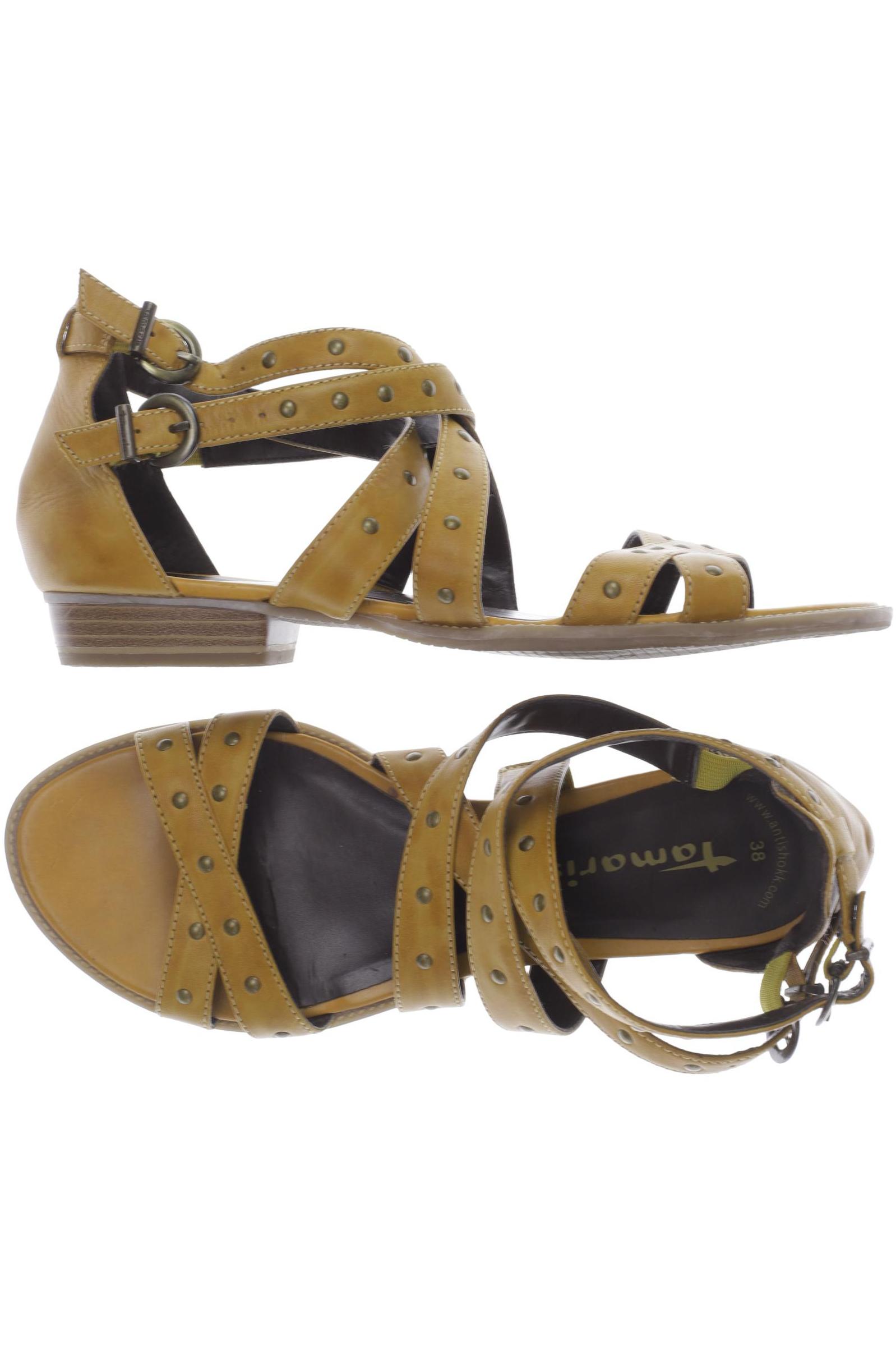 

Tamaris Damen Sandale, gelb, Gr. 38