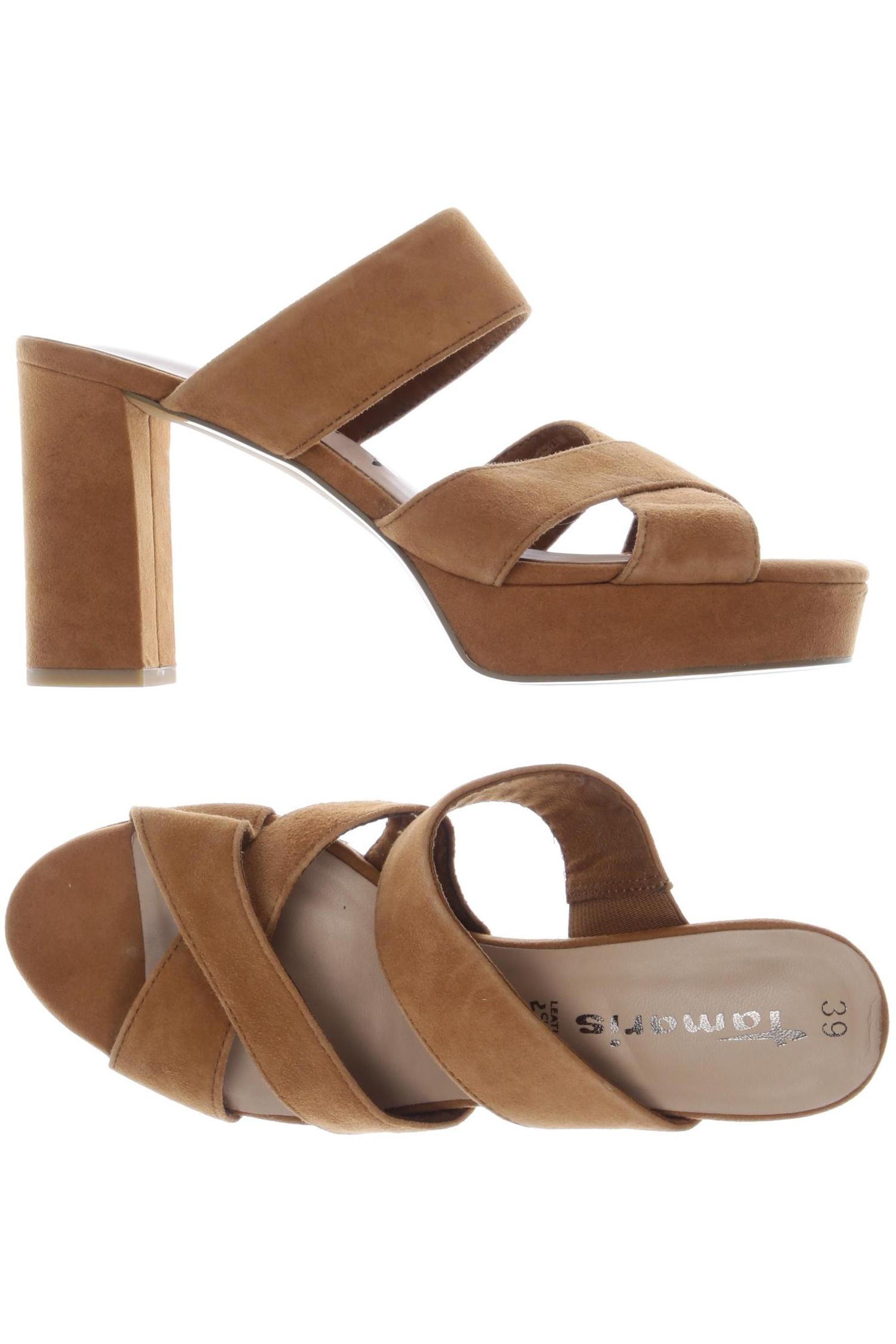 

Tamaris Damen Sandale, braun, Gr. 39